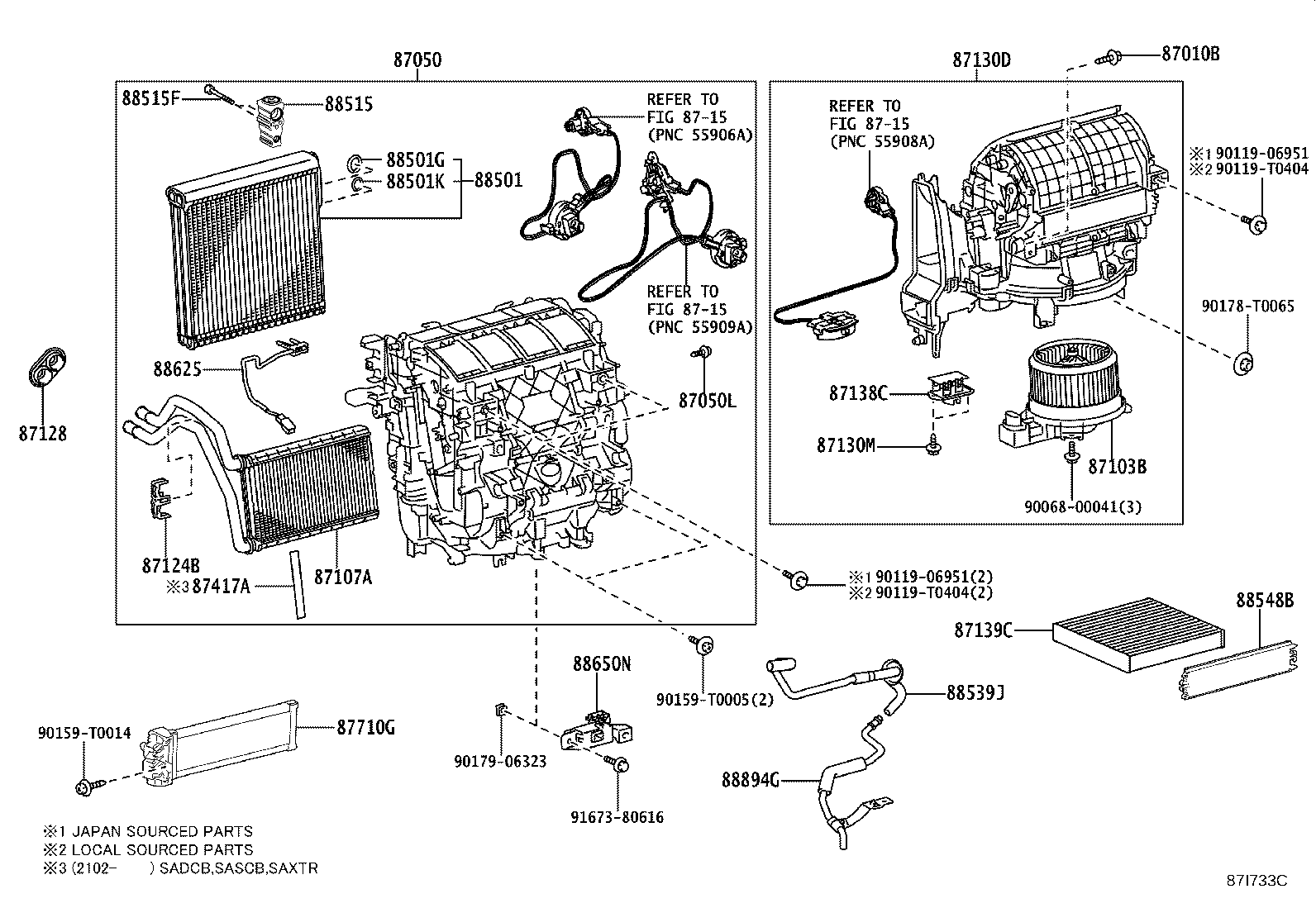 87417-0K050 PACKING, AIR DUCT product image