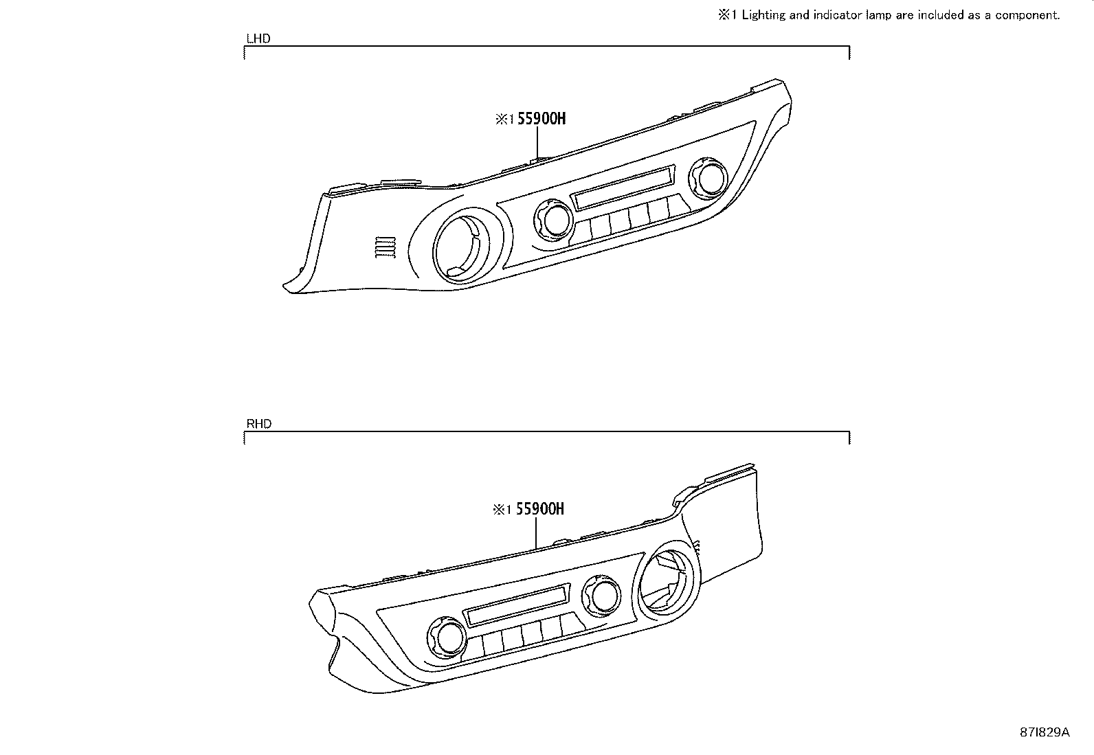 Toyota 55085-KK140 DUCT SUB-ASSY, HEATER TO REGISTER, NO.2