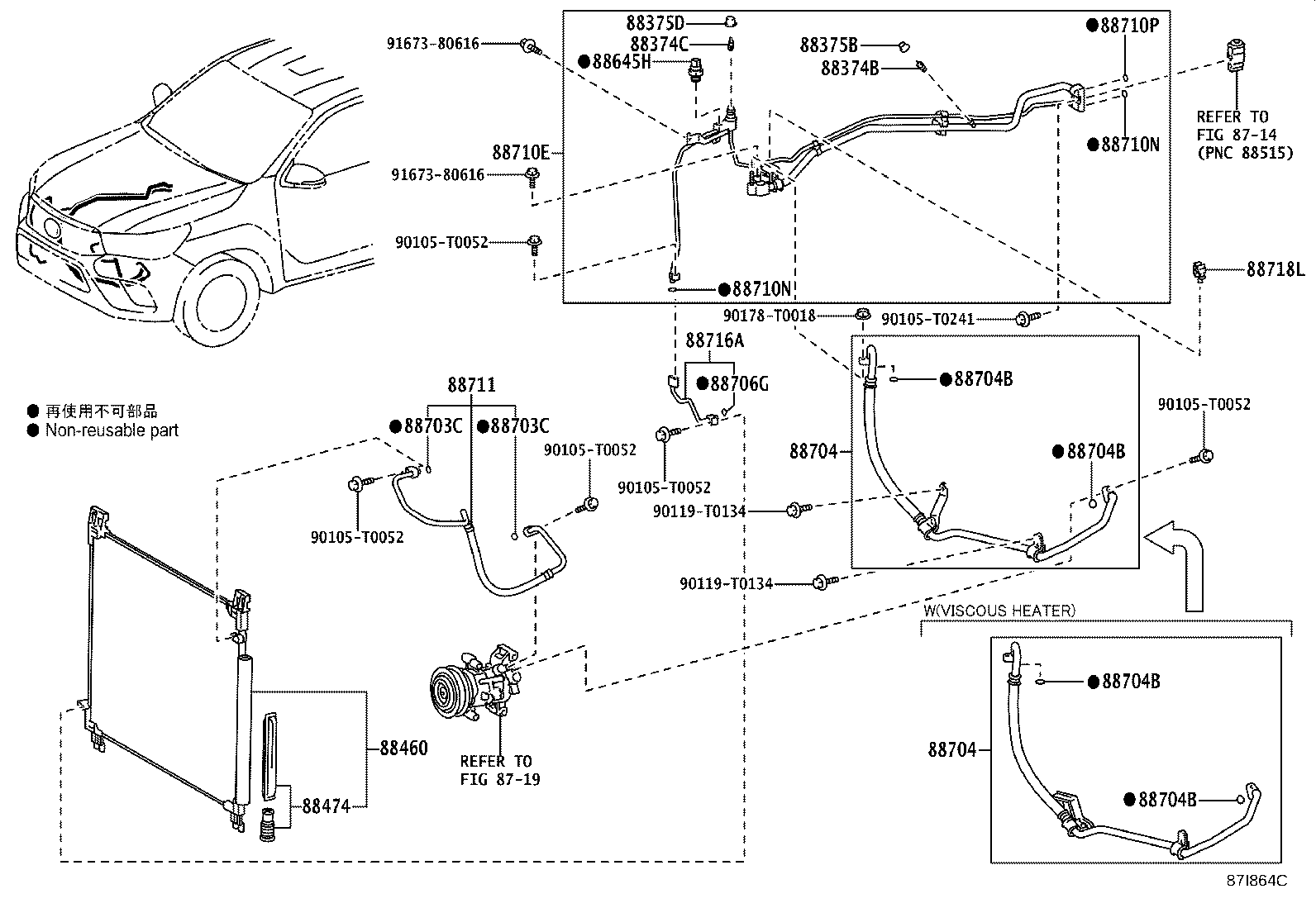 Toyota 88460-0K830 CONDENSER ASSY, COOLER
