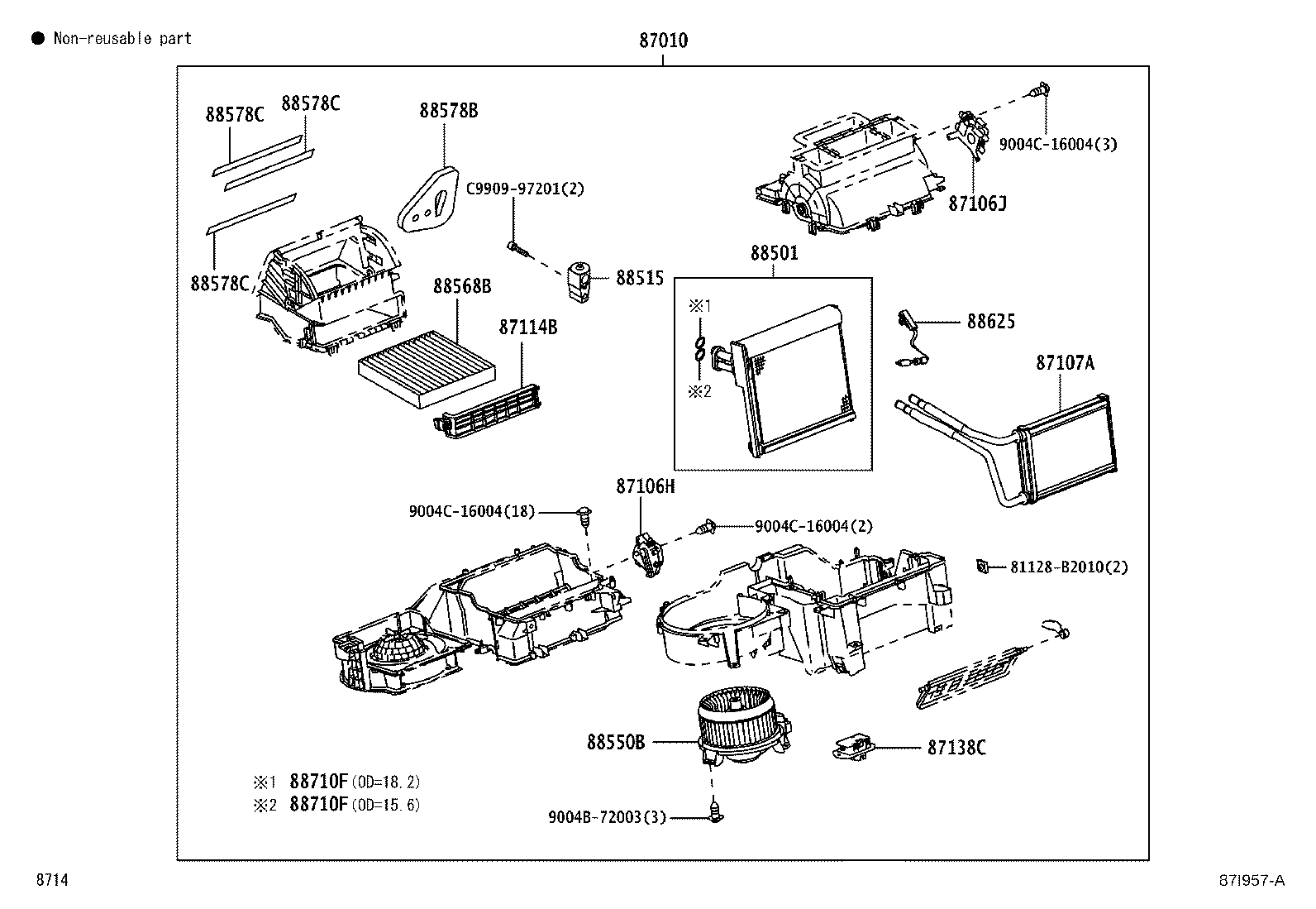 88515-BZ100 VALVE, COOLER EXPANSION product image