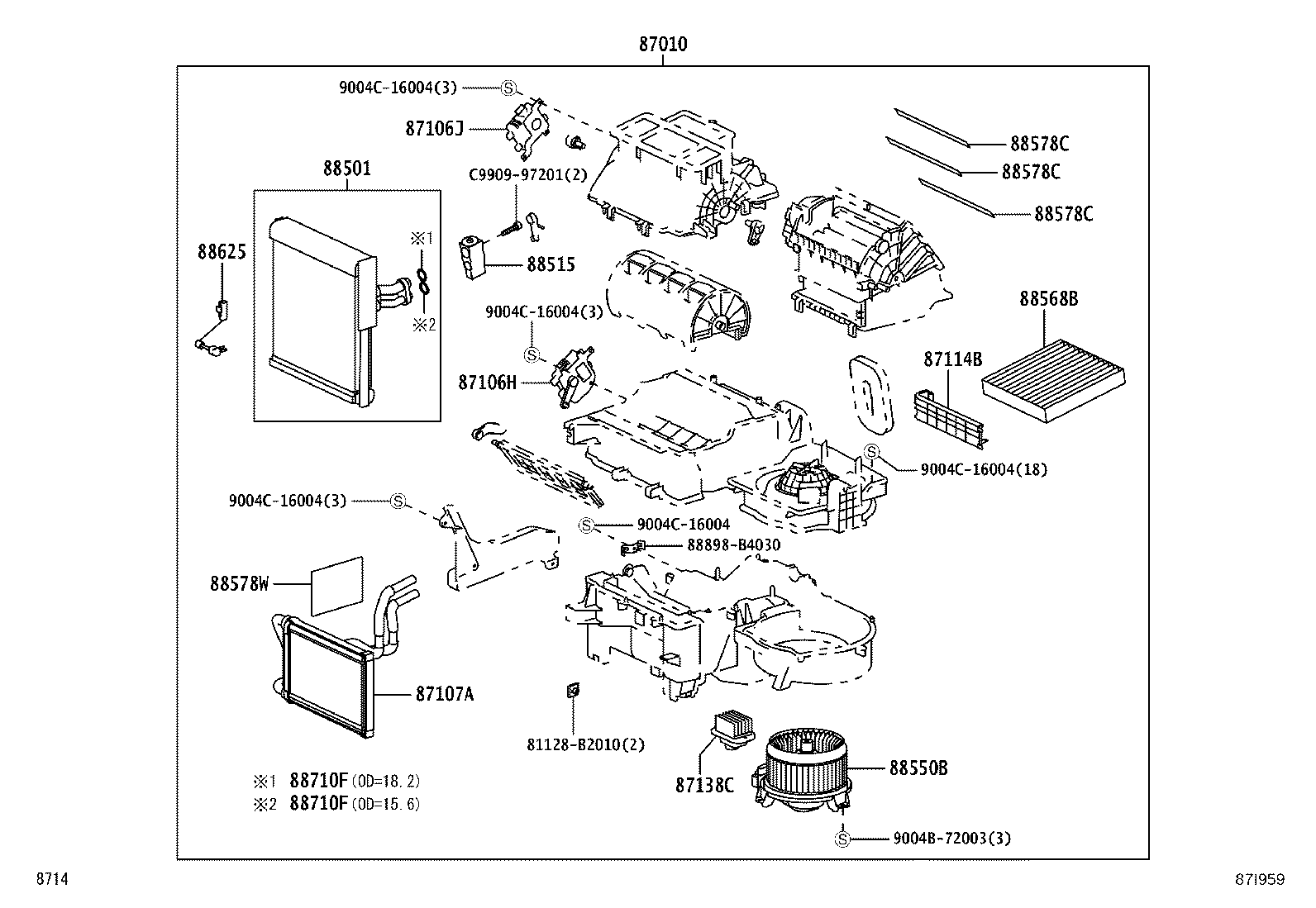 88515-BZ100 VALVE, COOLER EXPANSION product image