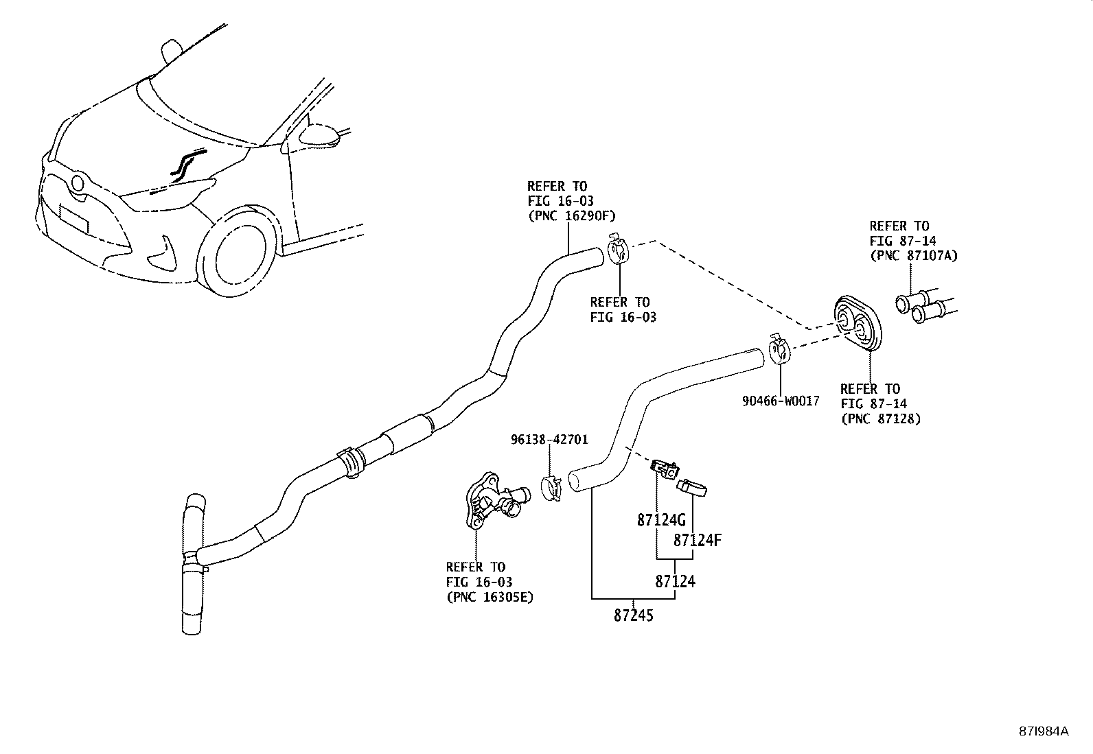 16581-70060 CLAMP, HEATER product image