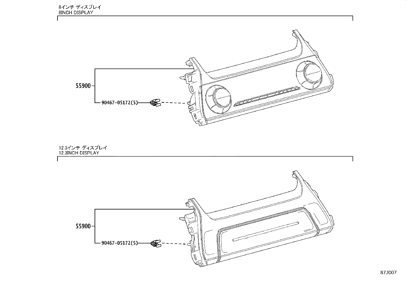 55900-48790 CONTROL ASSY, AIR CONDITIONER product image