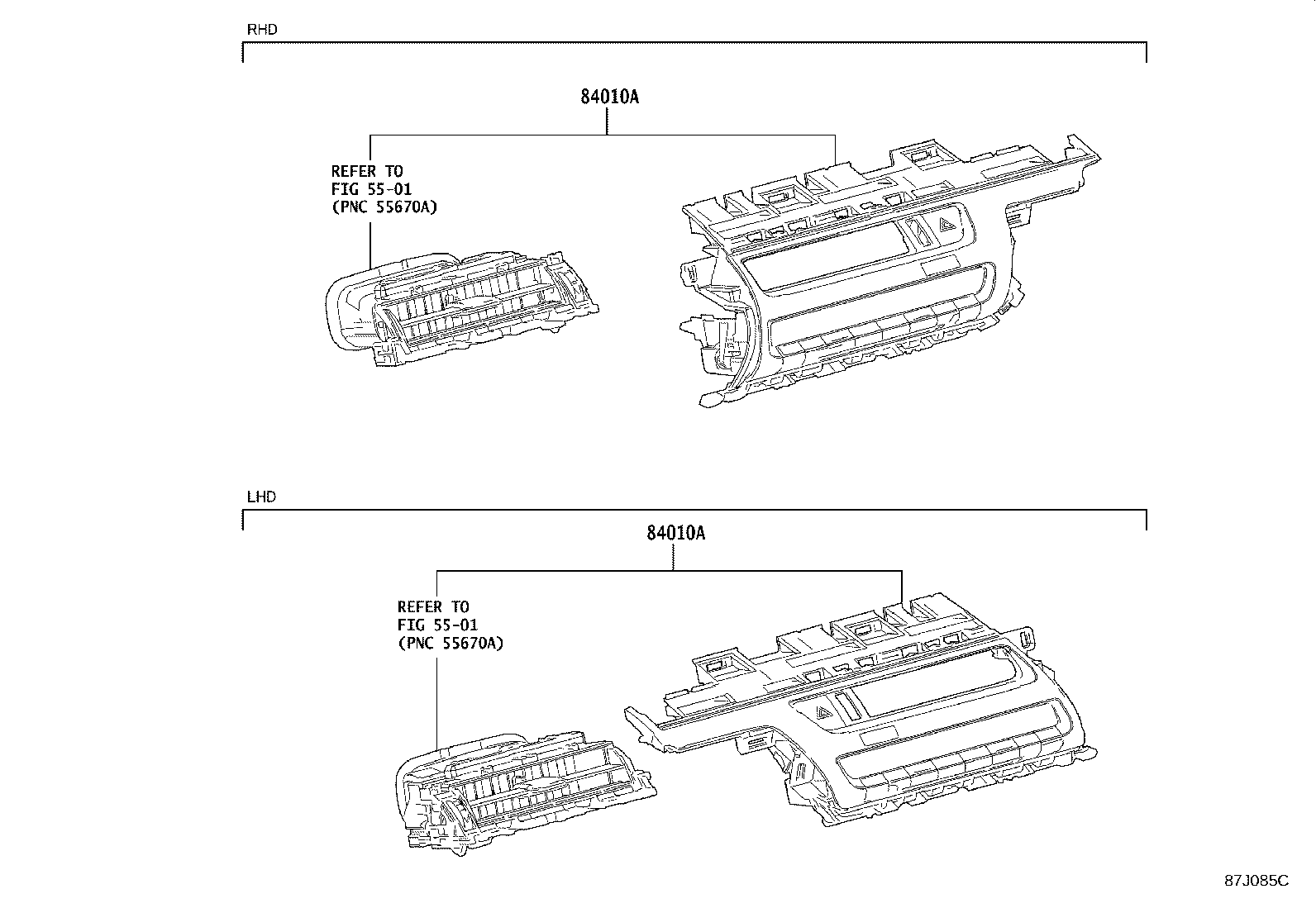 84010-11070 CONTROL & PANEL ASSY, INTEGRATION product image