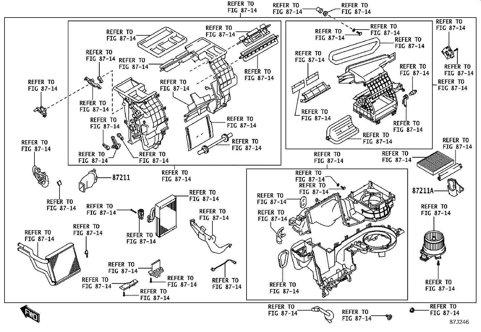 55870-WC002 DUCT SUB-ASSY, HEATER TO REGISTER, NO.2 product image