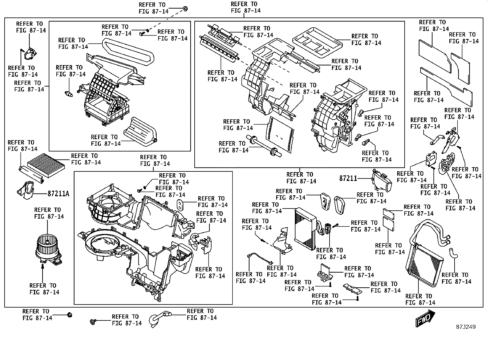 55870-WC002 DUCT SUB-ASSY, HEATER TO REGISTER, NO.2 product image