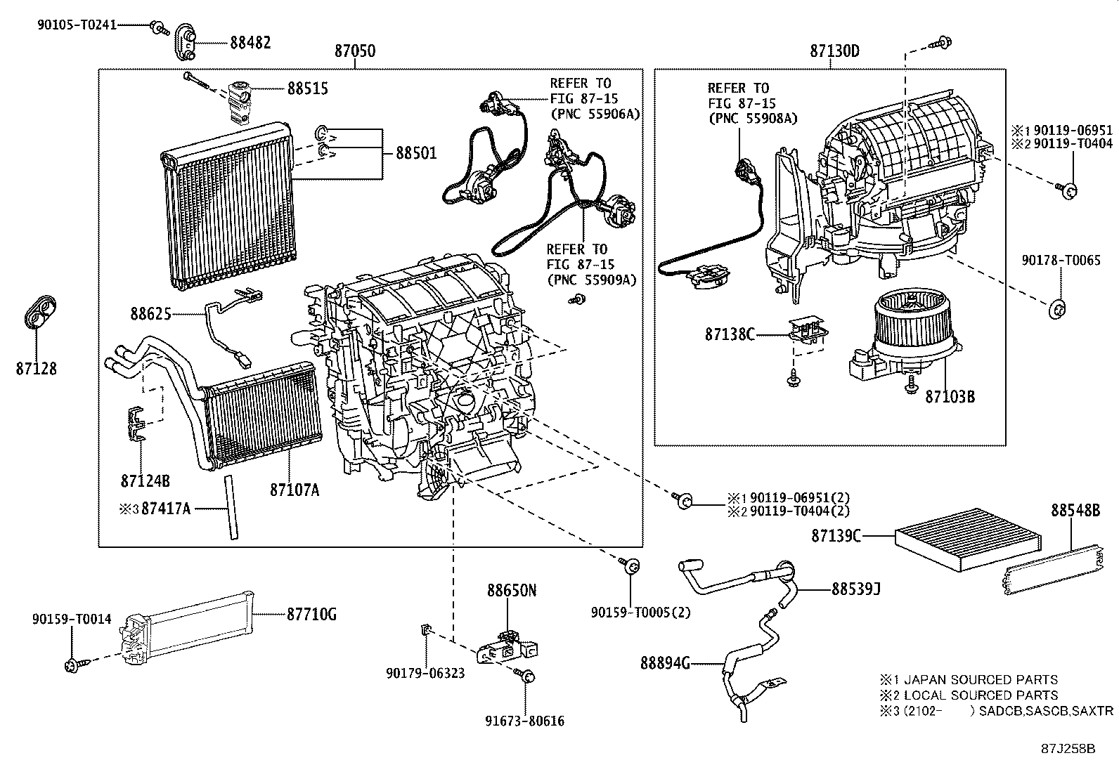 87417-0K050 PACKING, AIR DUCT product image