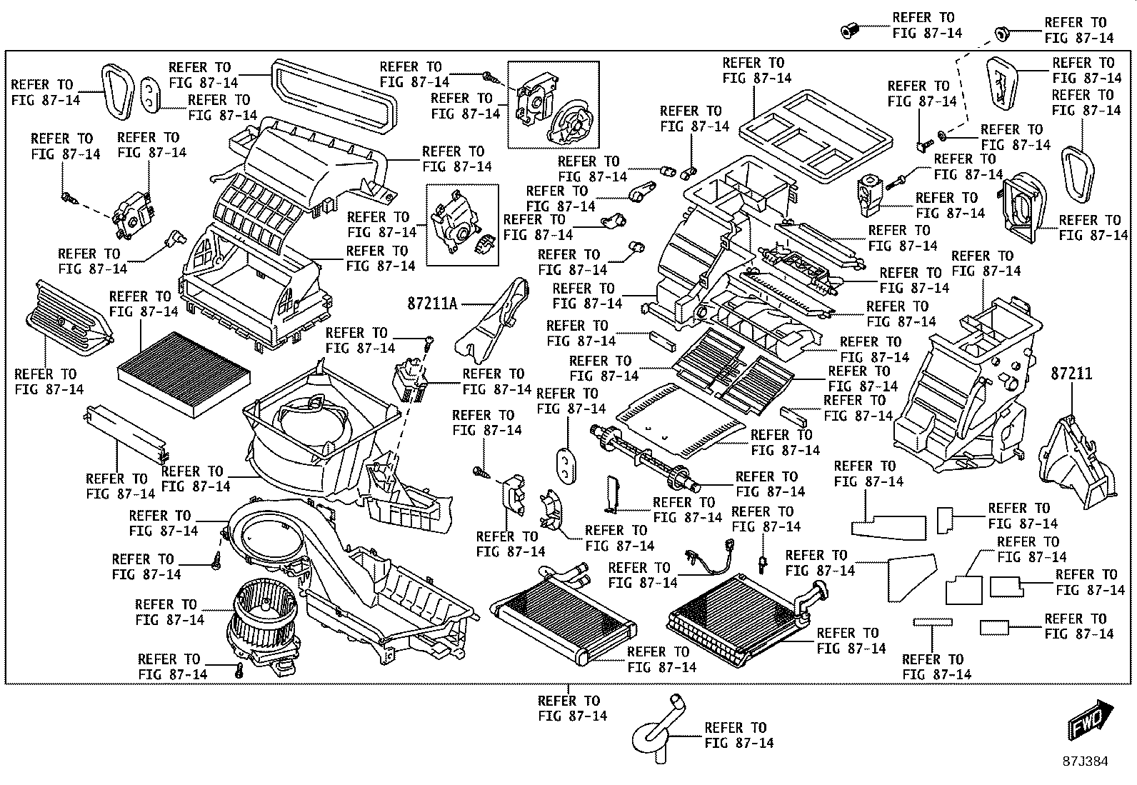 55870-WC003 DUCT SUB-ASSY, HEATER TO REGISTER, NO.2 product image