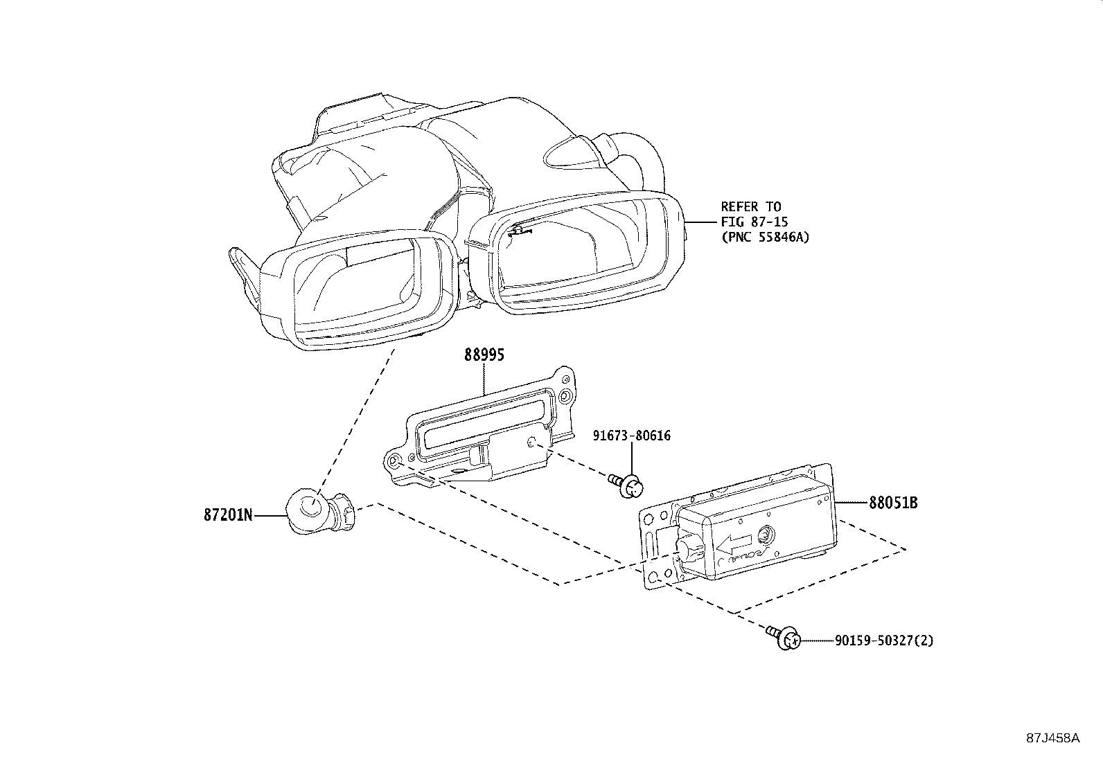 87201-62010 DUCT SUB-ASSY, AIR product image