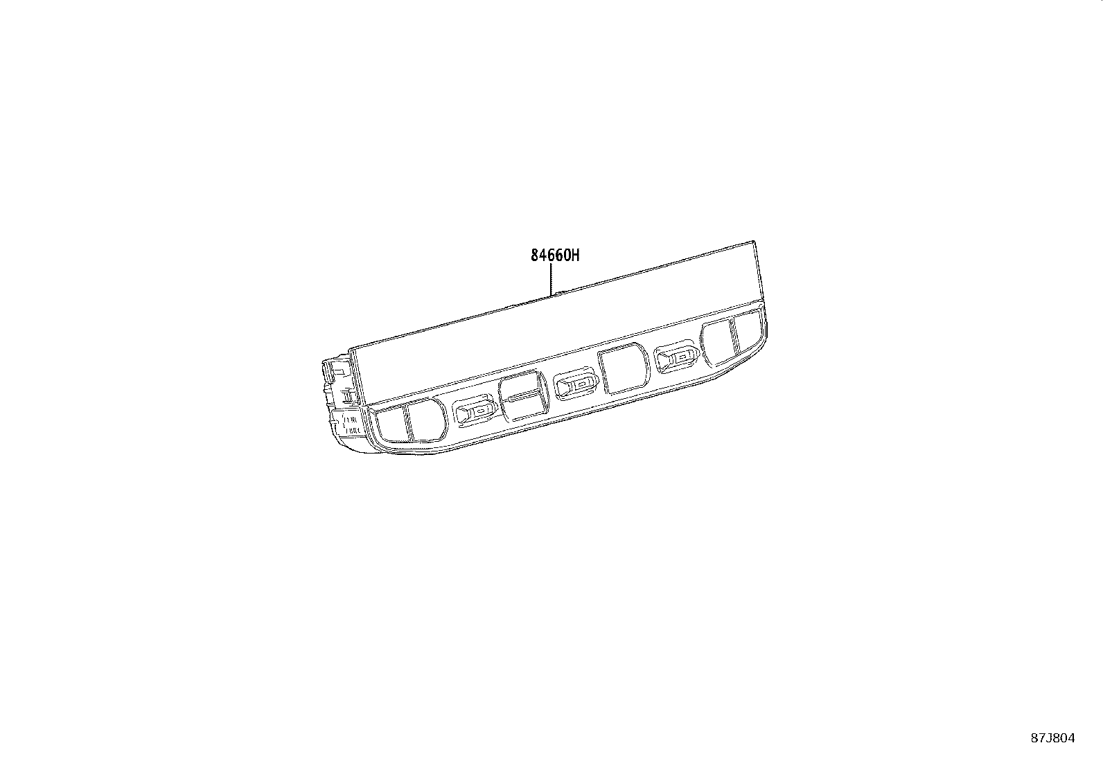 55900-60S50 CONTROL ASSY, AIR CONDITIONER product image