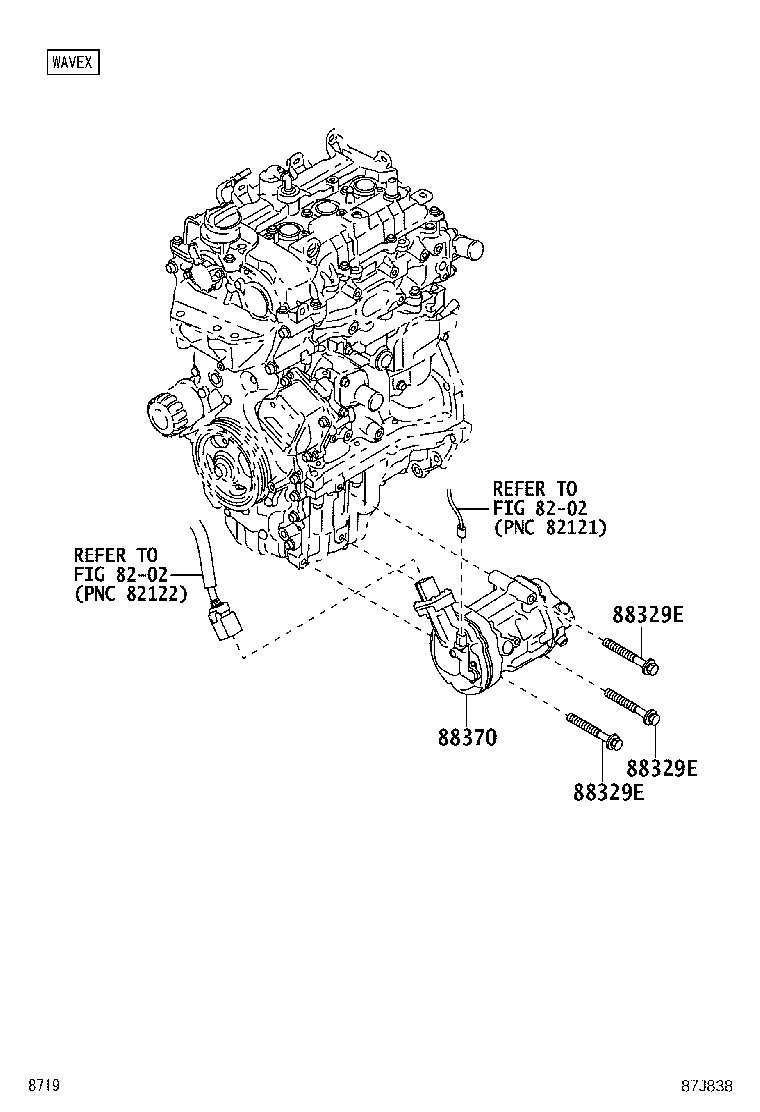 88411-B1060 STATOR, MAGNET CLUTCH product image
