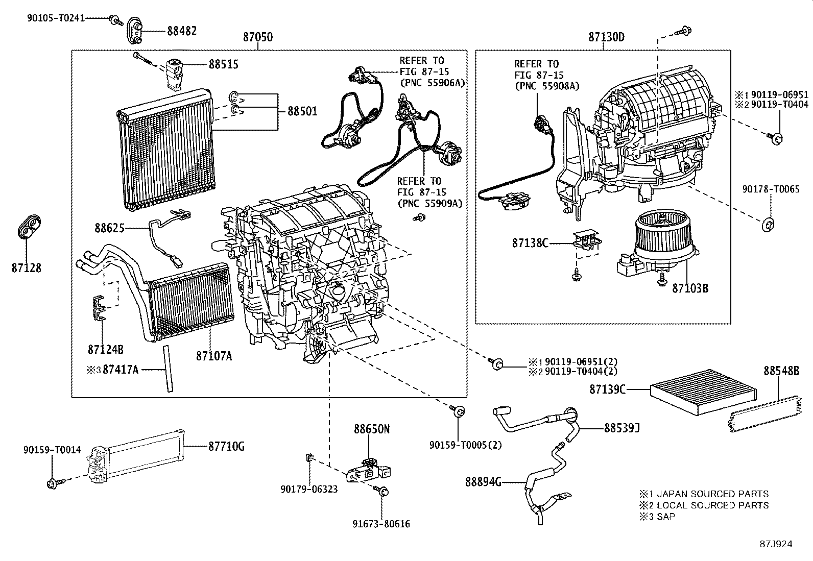 87050-0KB60 RADIATOR ASSY, AIR CONDITIONER product image