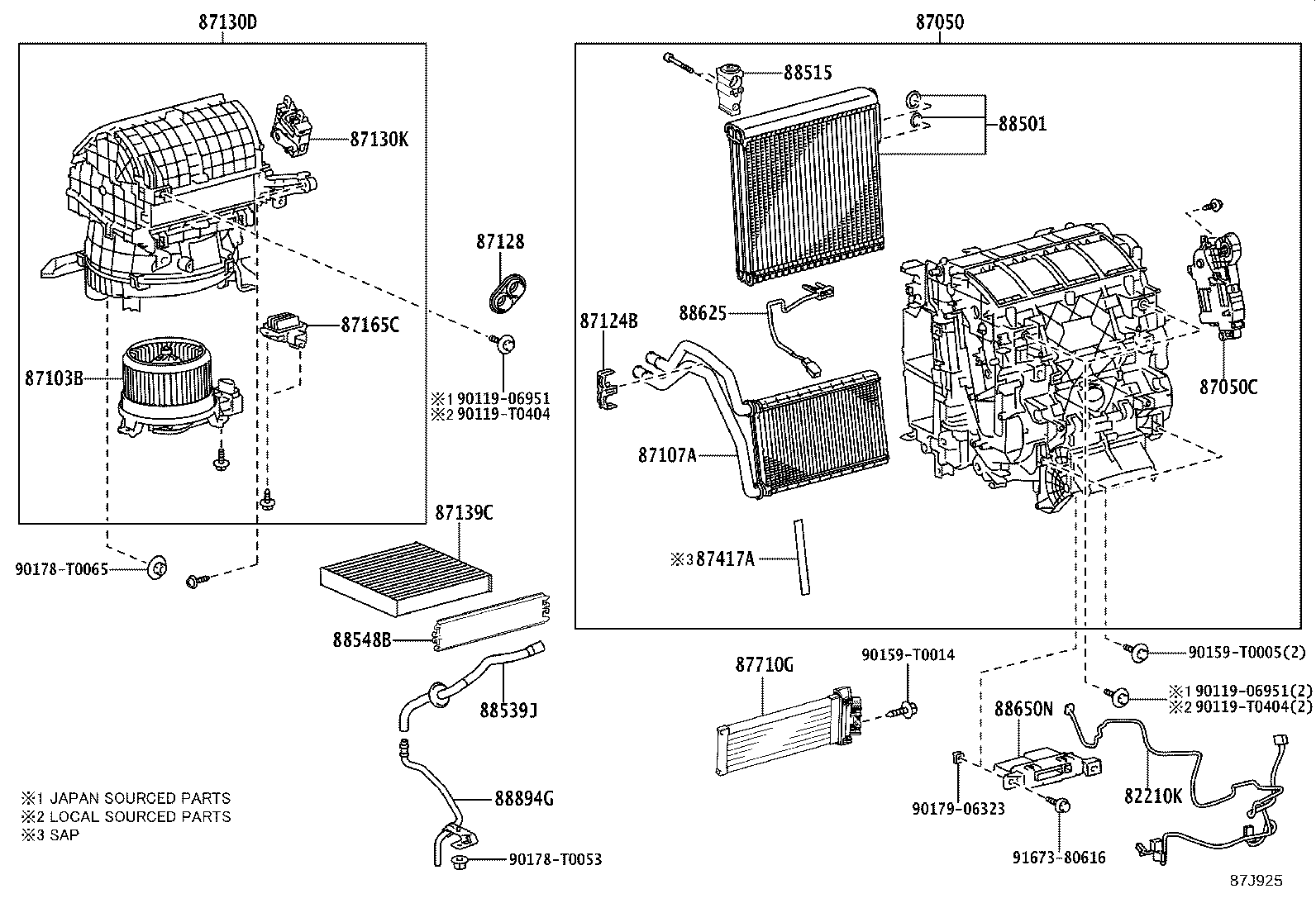 87050-0KB60 RADIATOR ASSY, AIR CONDITIONER product image