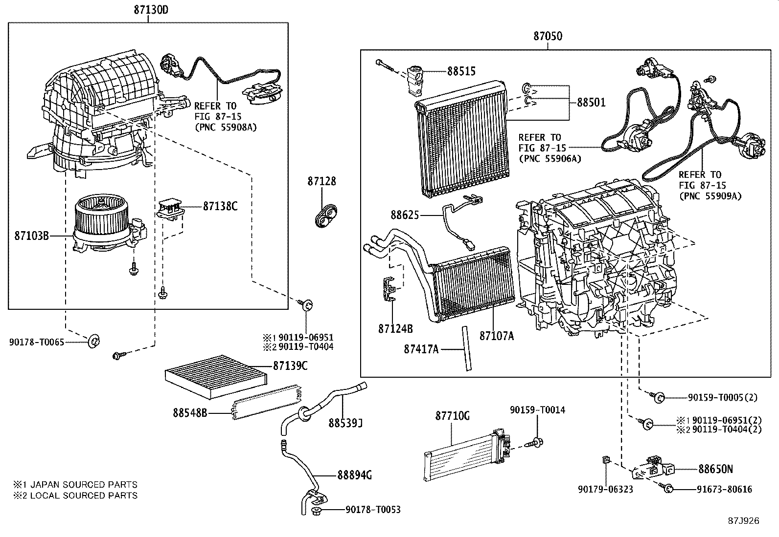 87050-0KB60 RADIATOR ASSY, AIR CONDITIONER product image