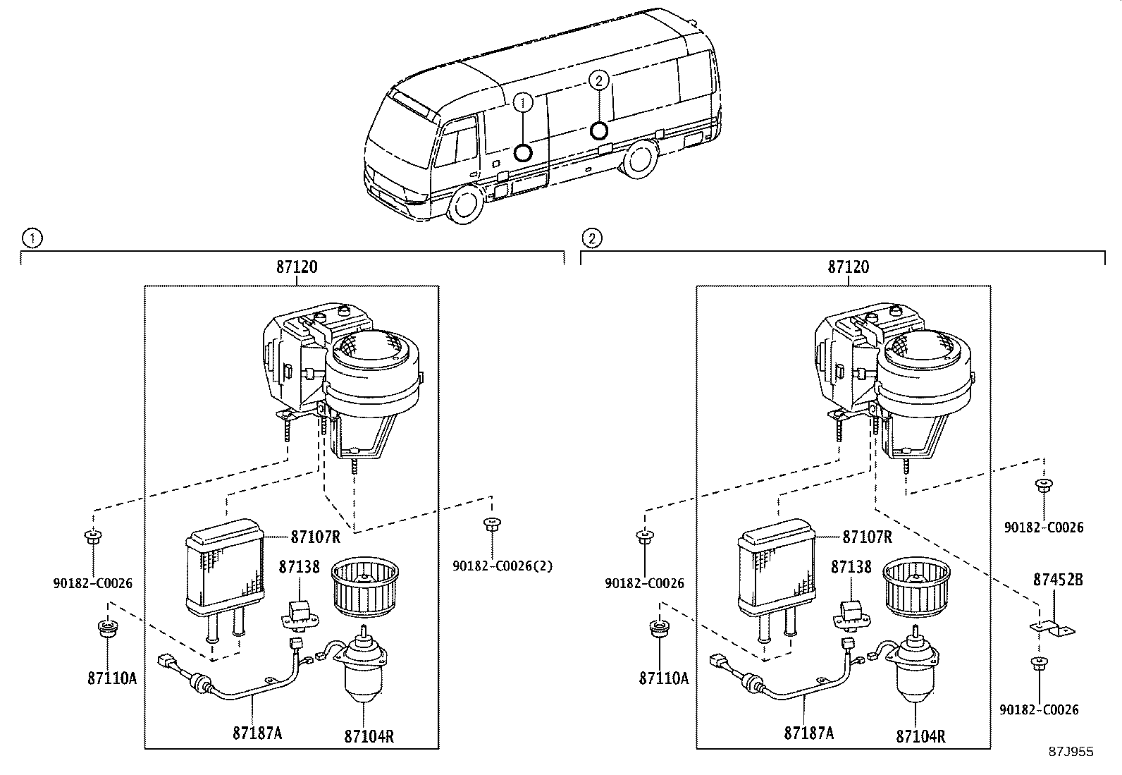 87114-0S010 COVER, HEATER product image