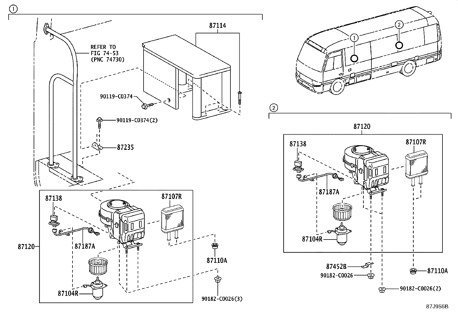 87114-0S010 COVER, HEATER product image