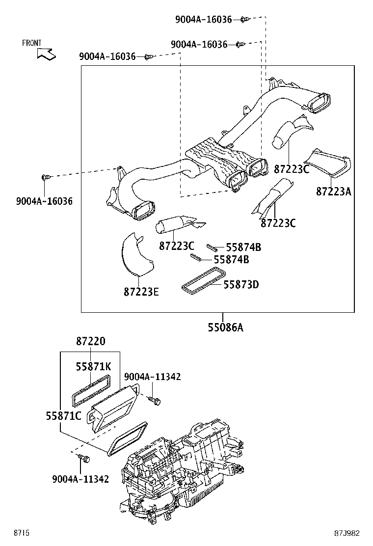 88568-BZ150 FILTER, HEATER AIR product image