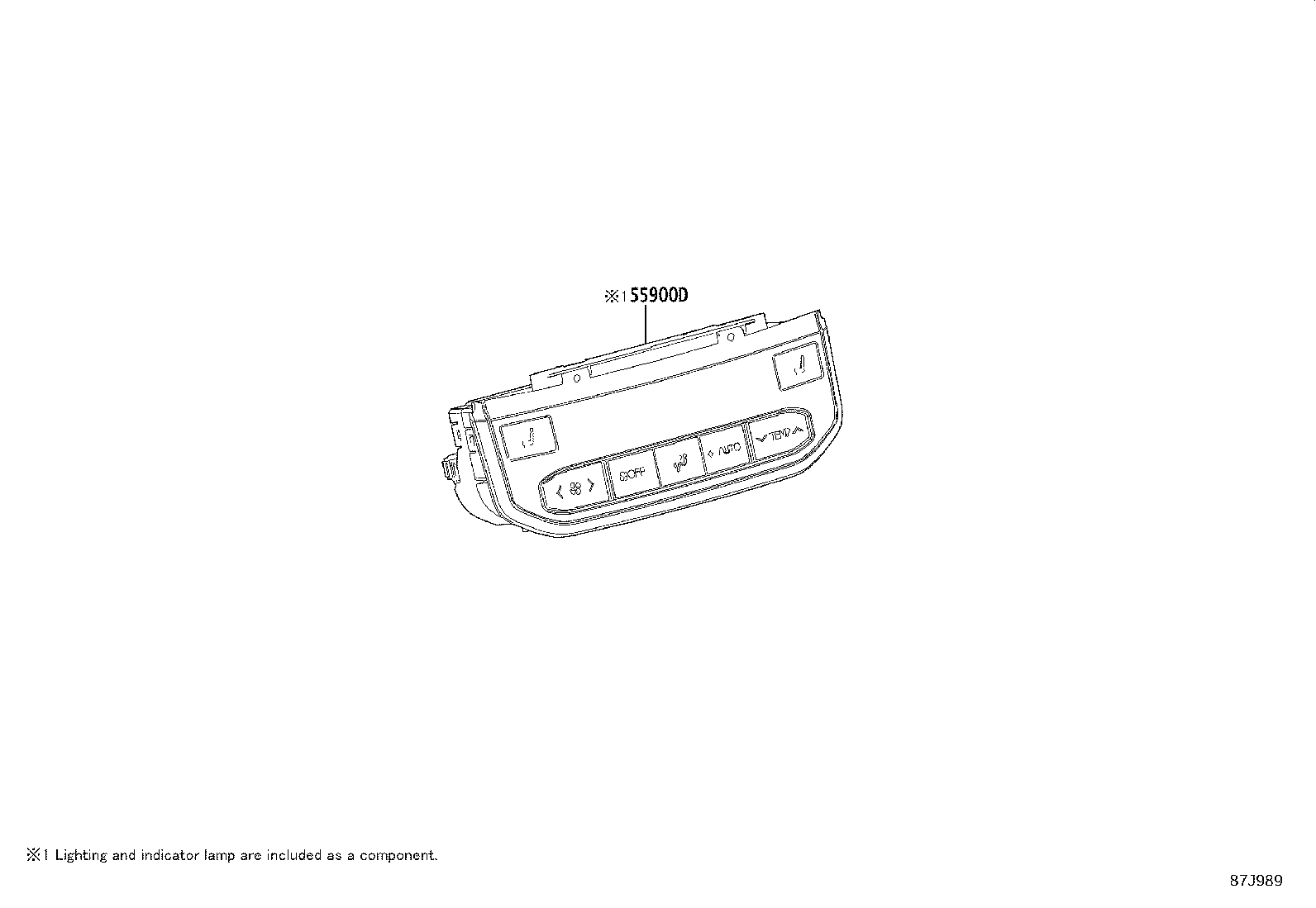 55871-0E020 SEAL, AIR DUCT, NO.1 product image