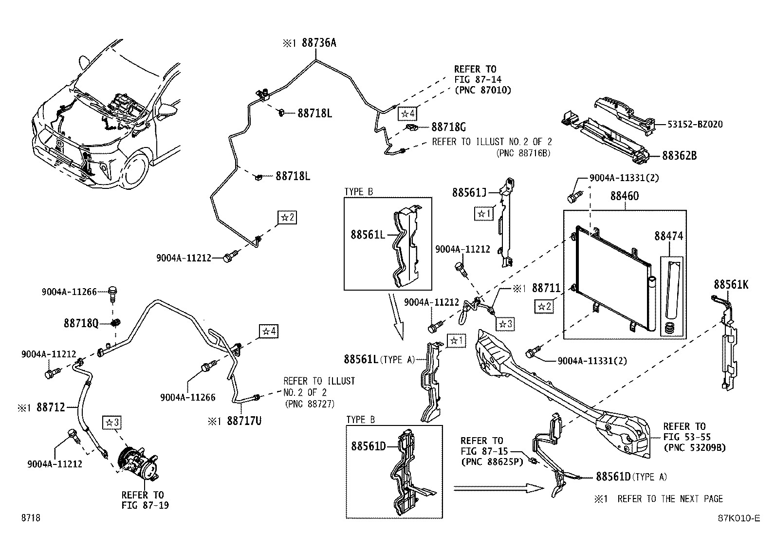 Toyota 88460-BZ330 CONDENSER ASSY, COOLER