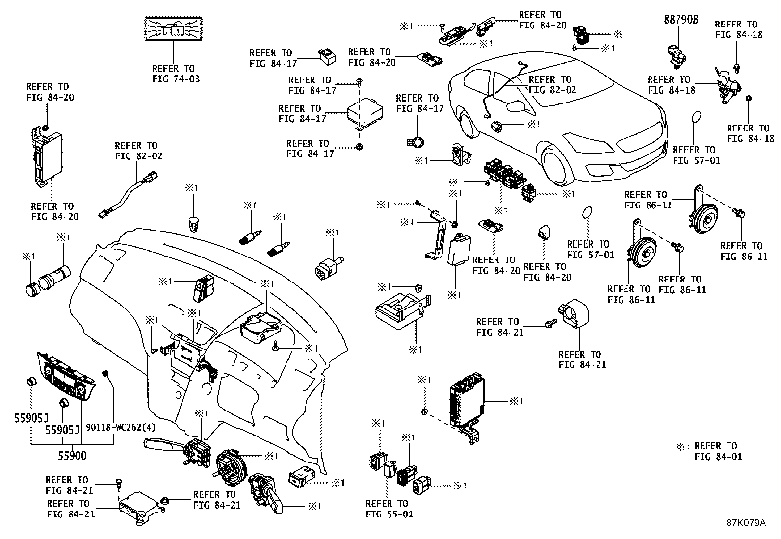 55870-WC005 DUCT SUB-ASSY, HEATER TO REGISTER, NO.2 product image