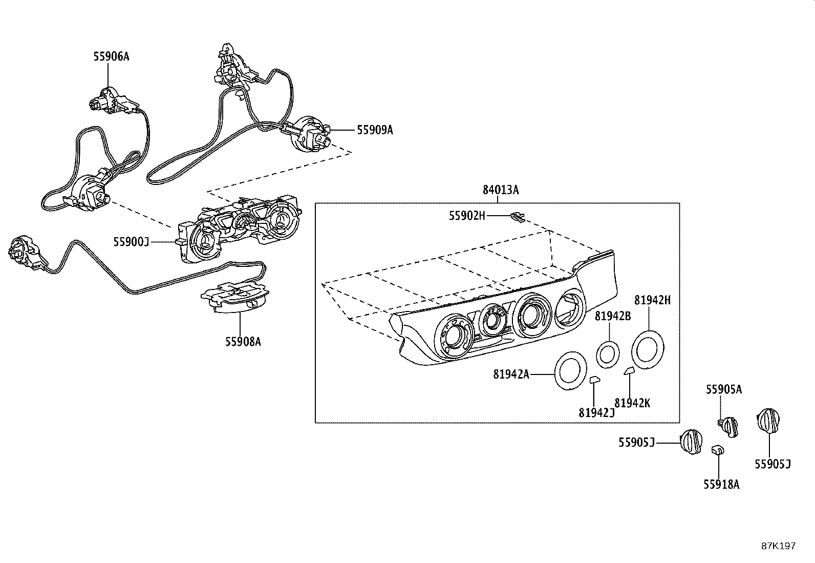 55406-KK170 PANEL SUB-ASSY, INTEGRATION product image