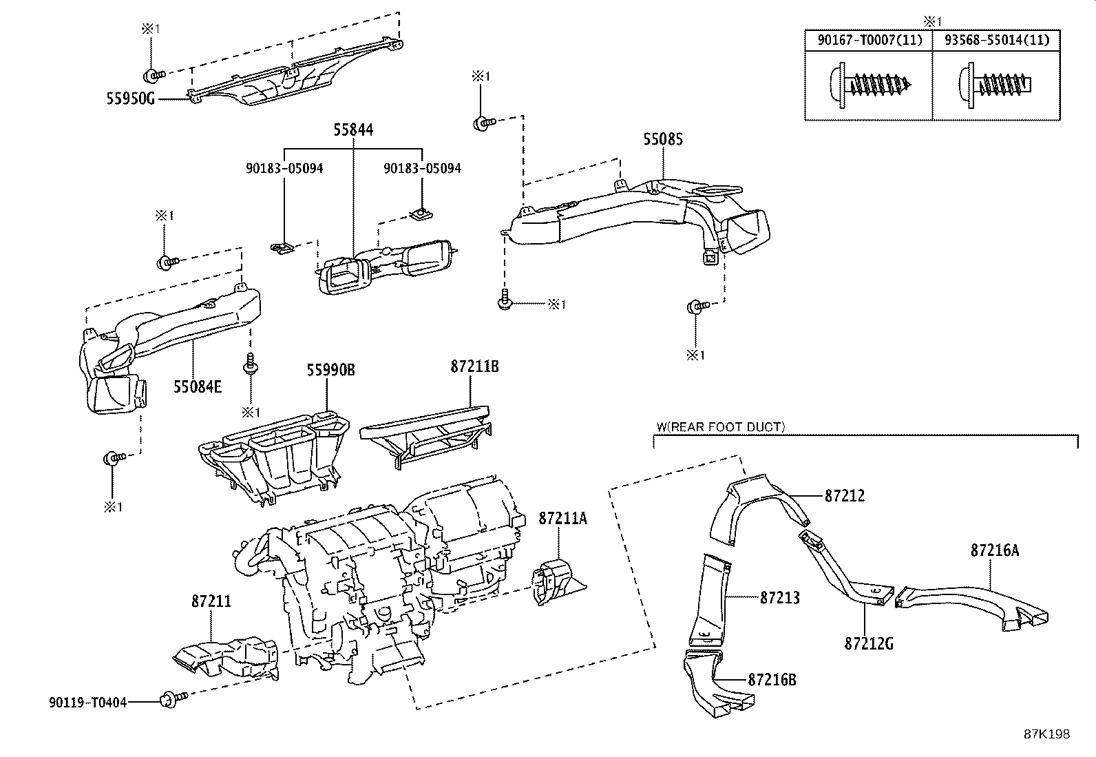 55406-KK170 PANEL SUB-ASSY, INTEGRATION product image