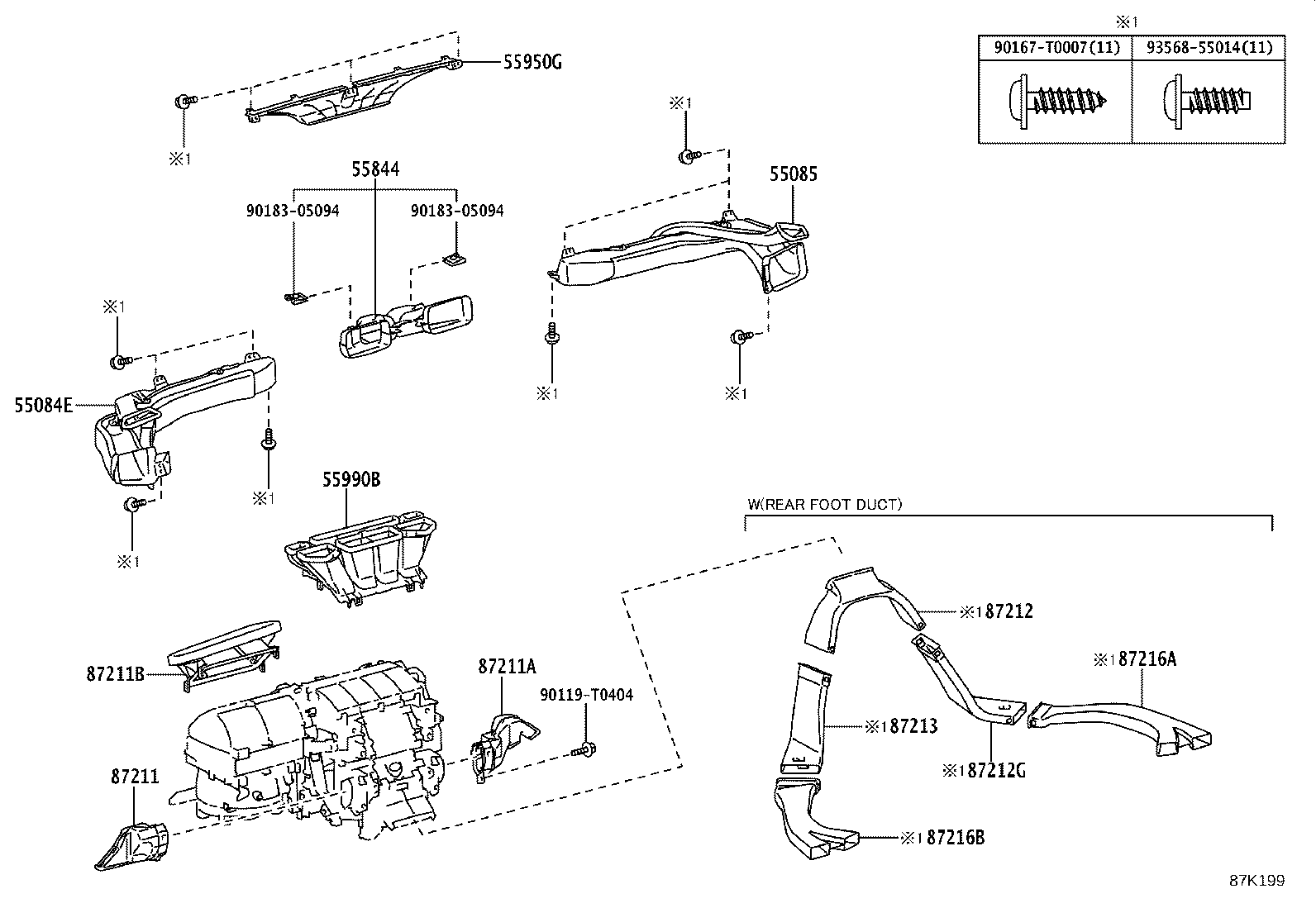 55406-KK170 PANEL SUB-ASSY, INTEGRATION product image