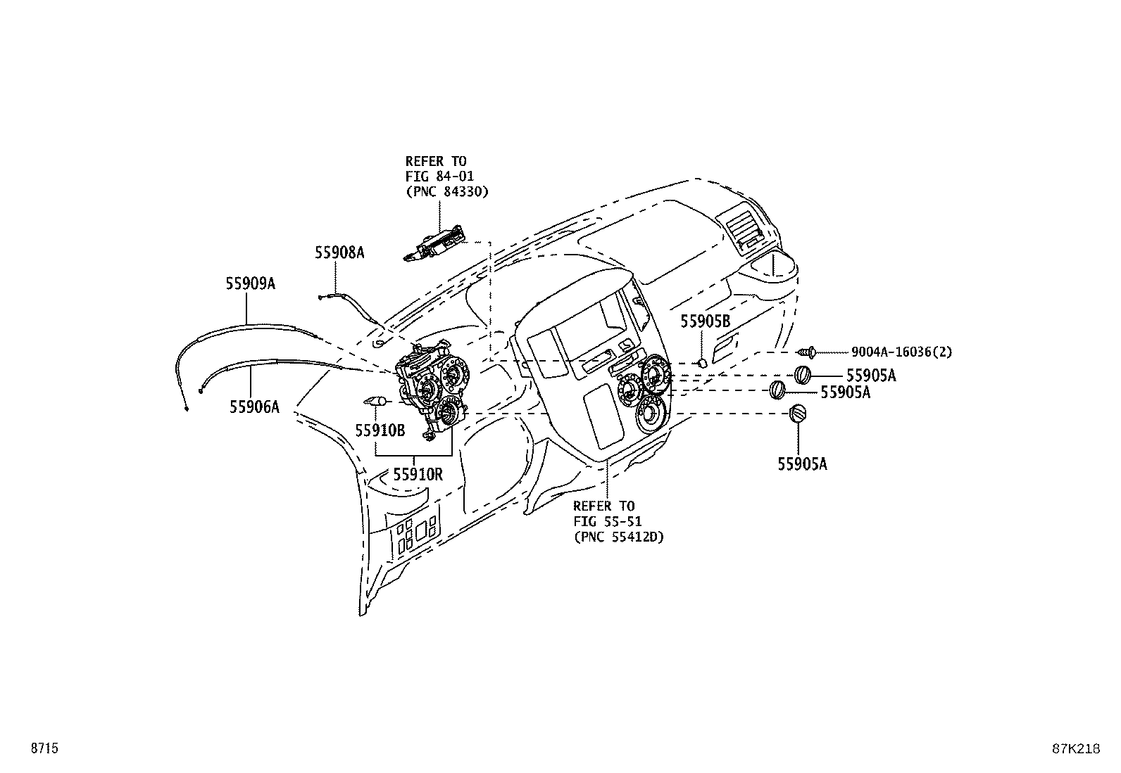 55905-BZ440 KNOB, HEATER CONTROL product image