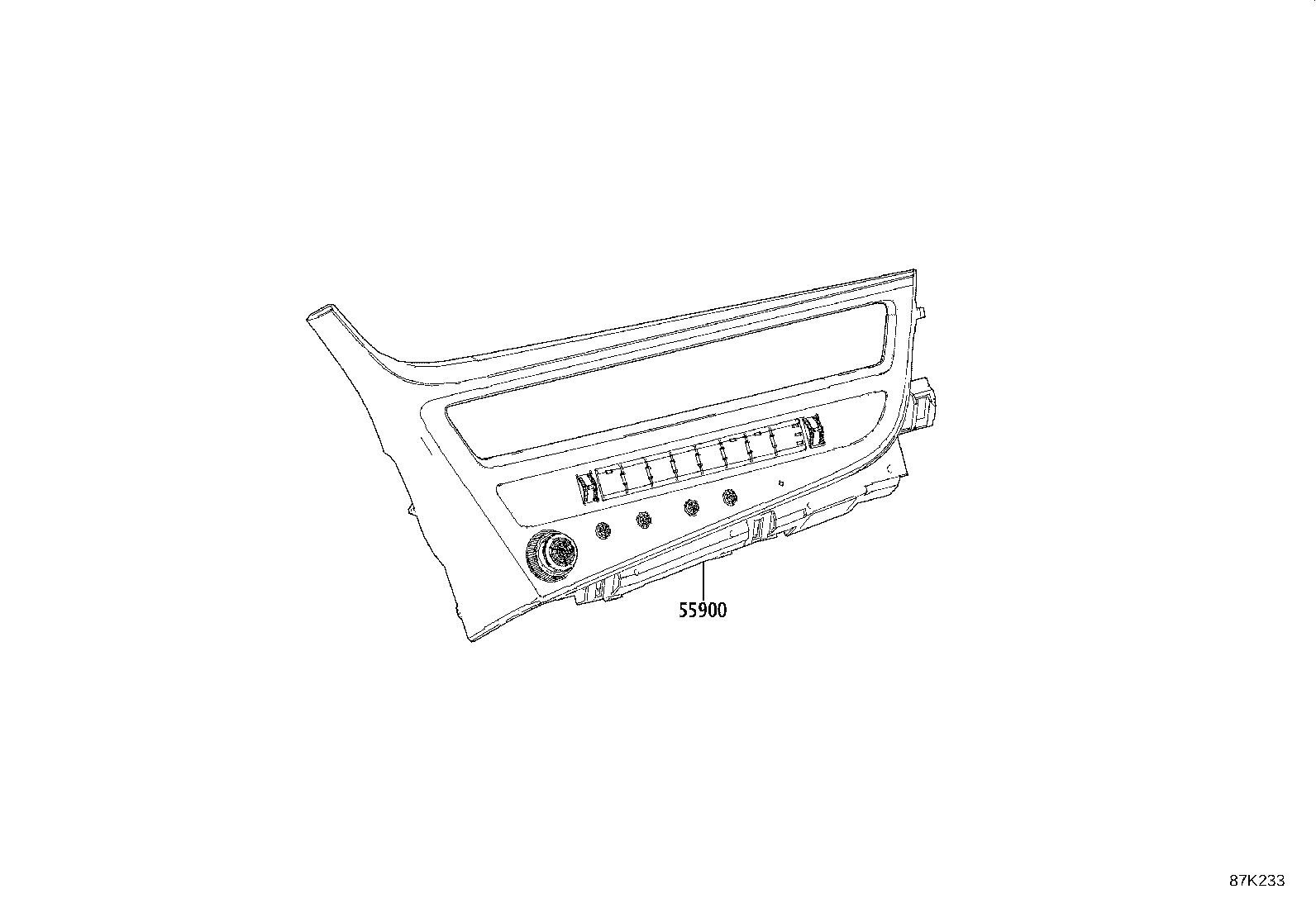 55844-33270 DUCT, HEATER TO REGISTER, NO.2 product image