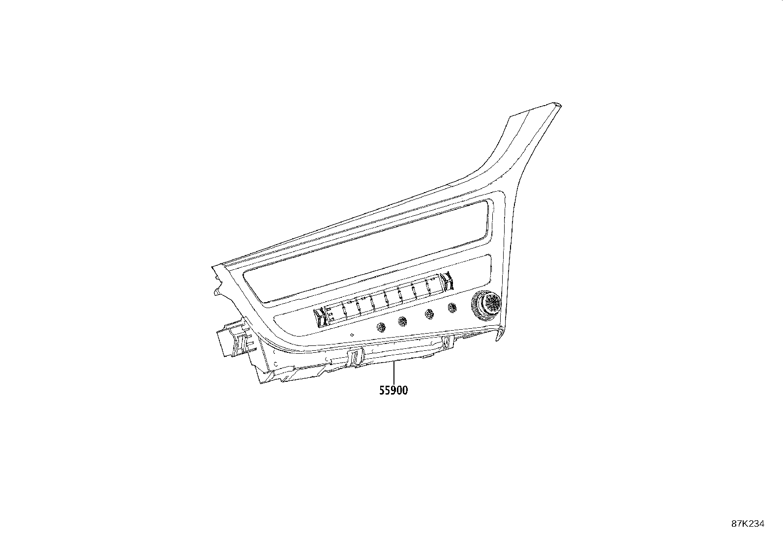 55844-33270 DUCT, HEATER TO REGISTER, NO.2 product image
