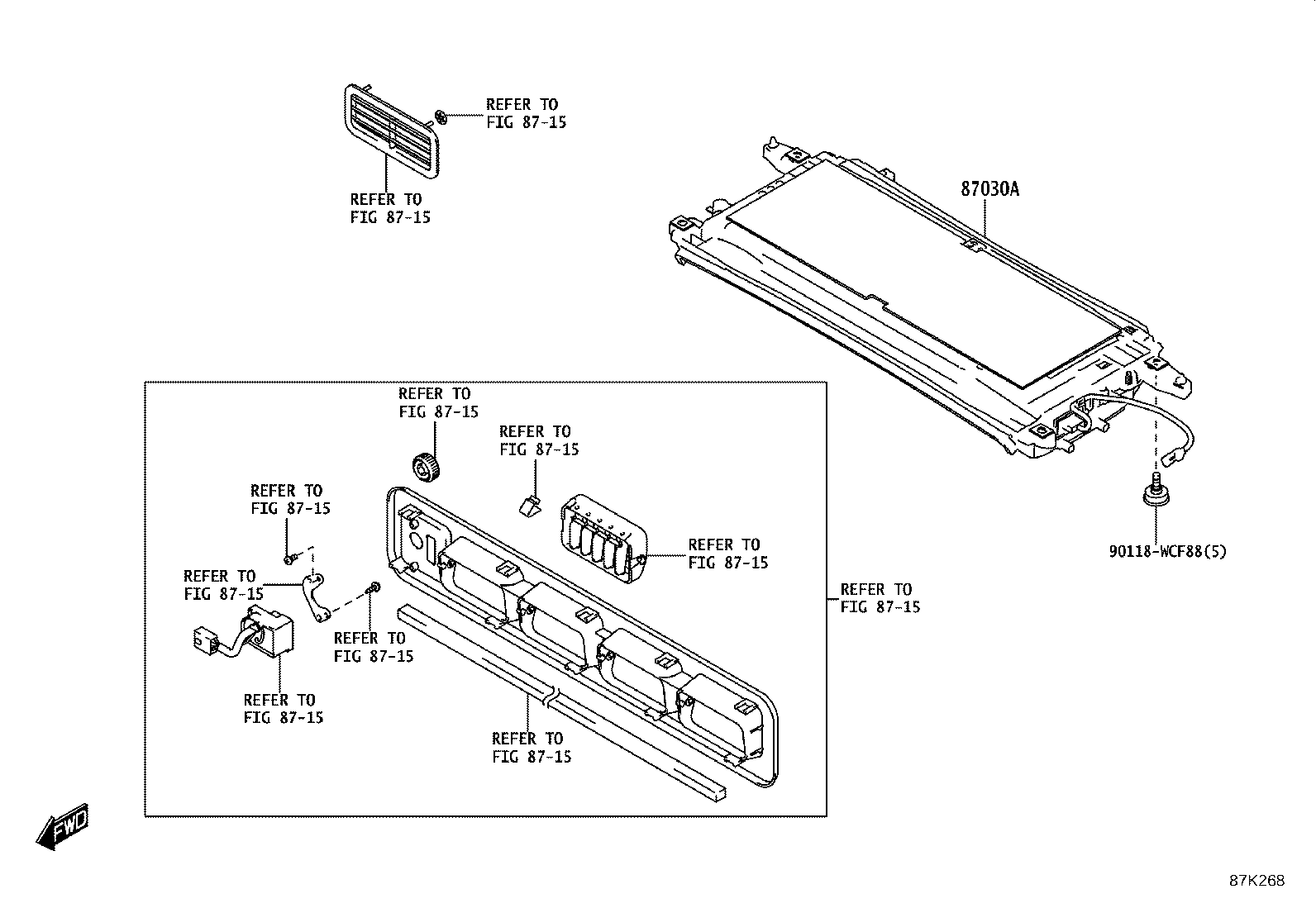 87103-WC033 MOTOR SUB-ASSY, BLOWER W/FAN product image