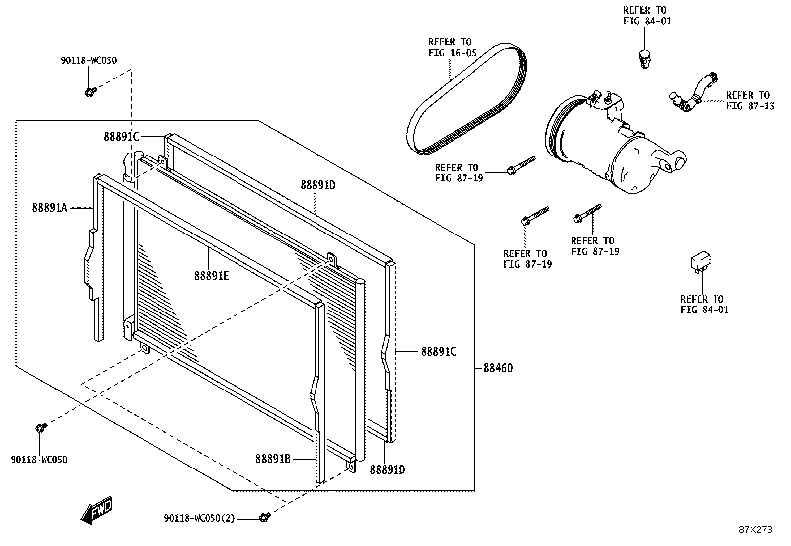 88706-WC005 PIPE SUB-ASSY, LIQUID product image