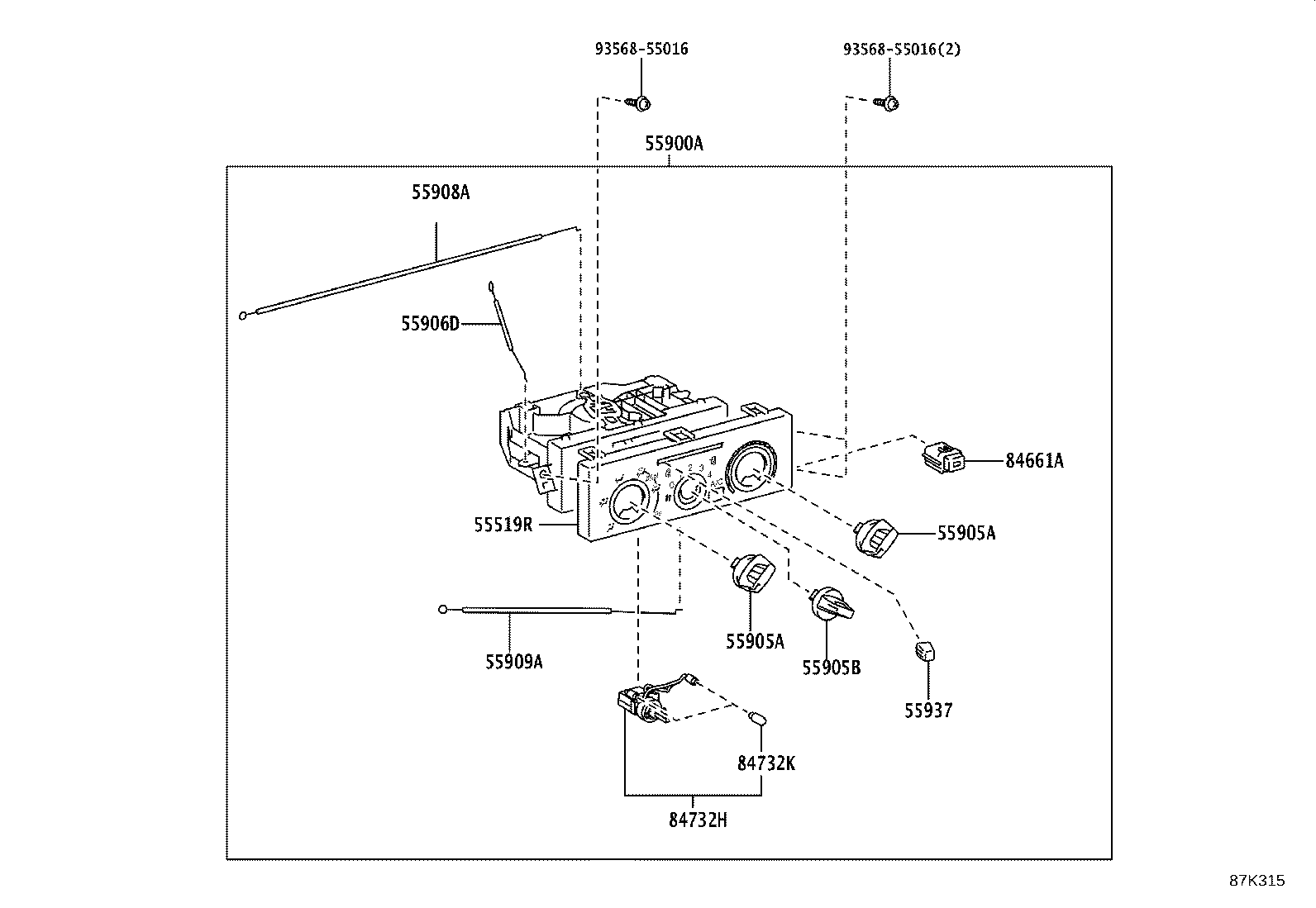 55845-37081 DUCT, HEATER TO REGISTER, NO.3 product image