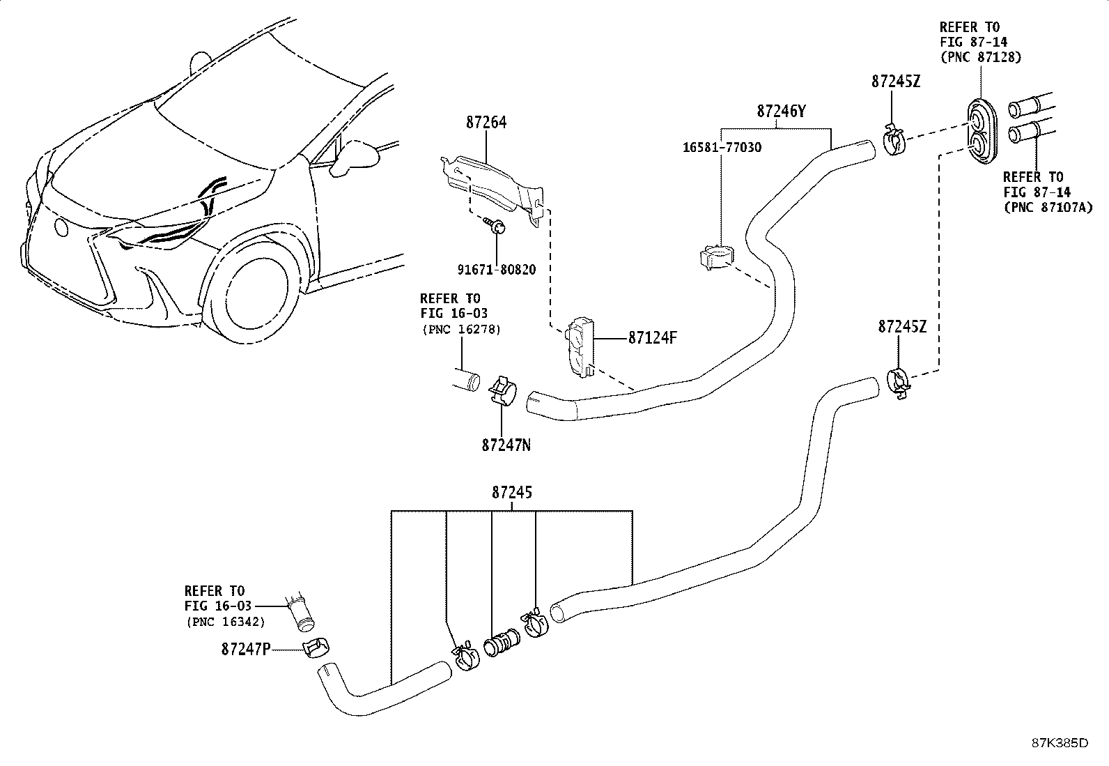 87240-42010 VALVE ASSY, HEATER WATER product image