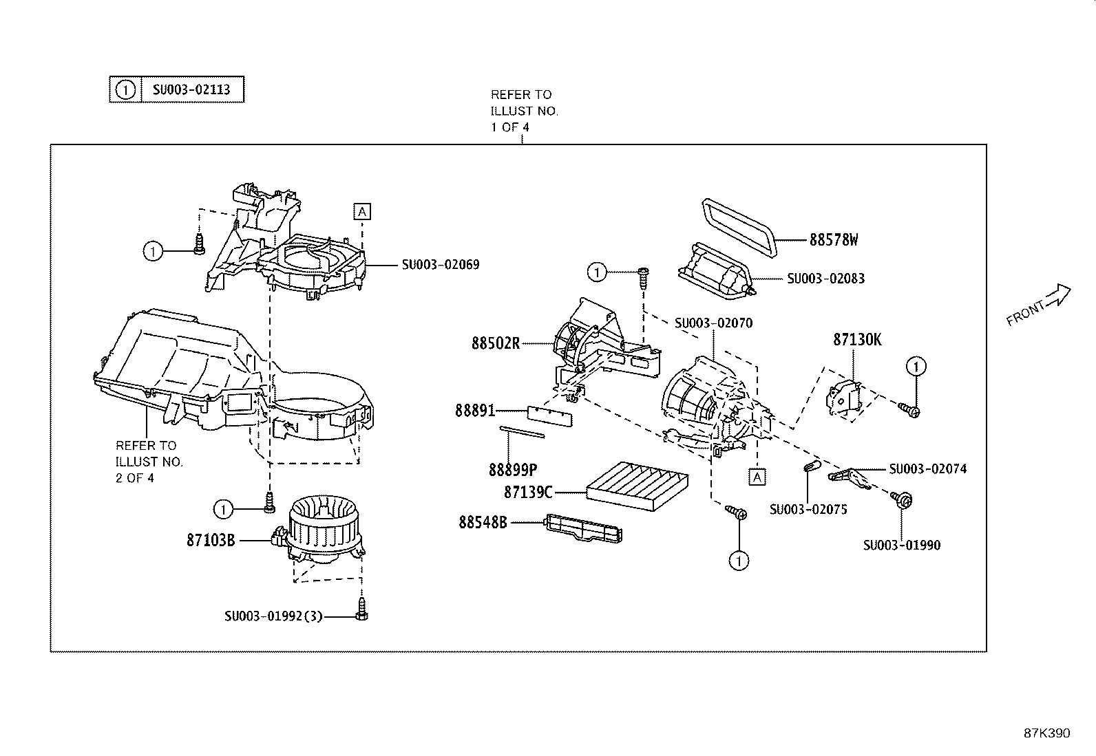 SU003-08910 UNIT ASSY, AIR CONDITIONER product image