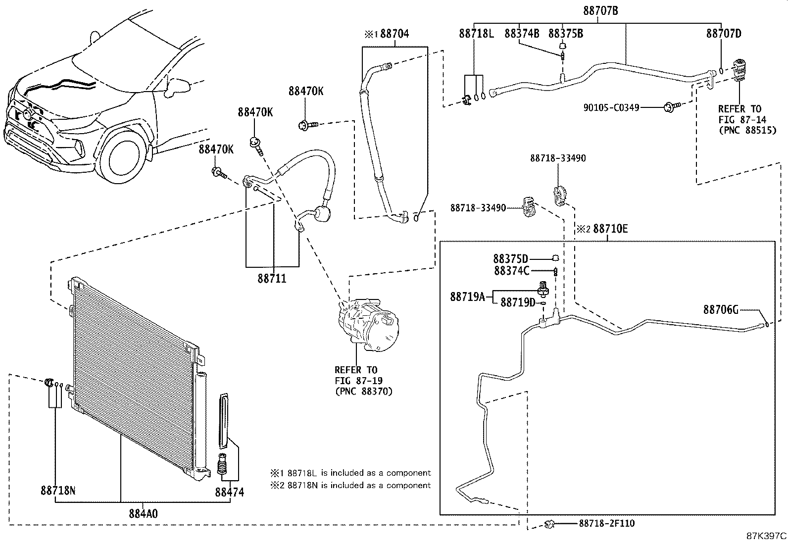 88710-0R320 TUBE & ACCESSORY ASSY, AIR CONDITIONER product image