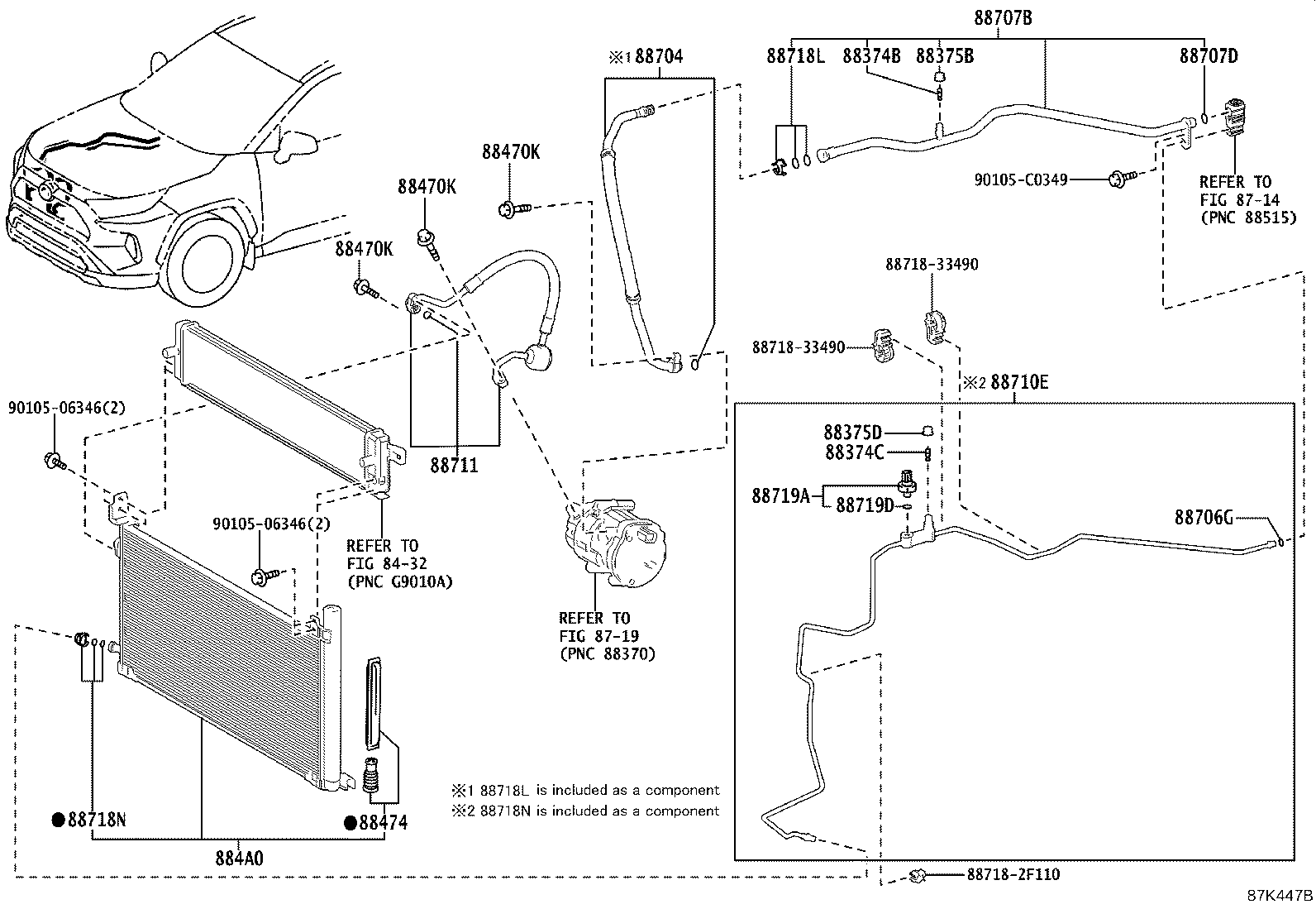 88710-0R320 TUBE & ACCESSORY ASSY, AIR CONDITIONER product image