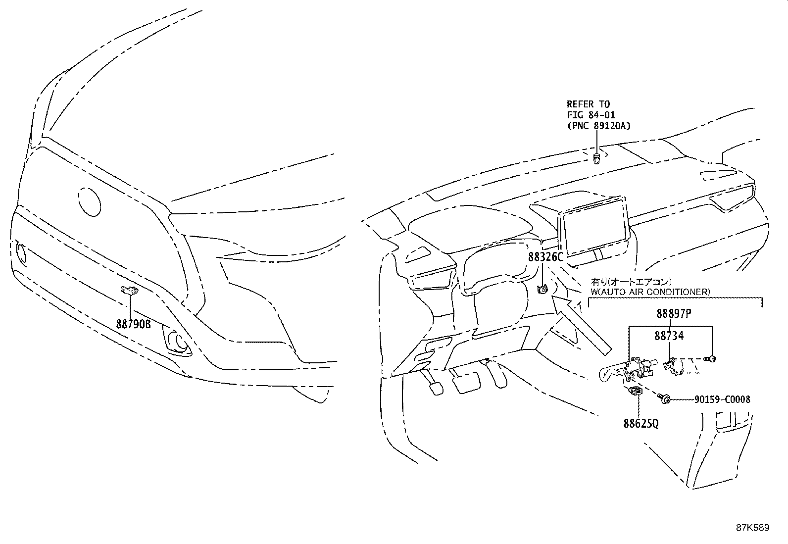 55086-0A030 DUCT SUB-ASSY, HEATER TO REGISTER, CENTER product image