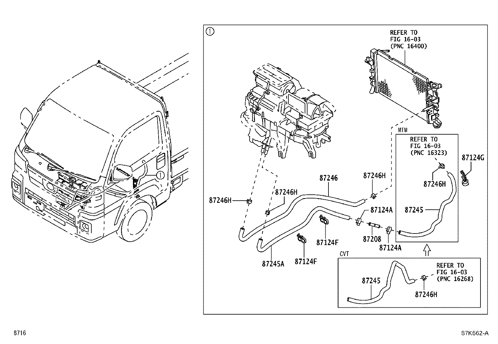 87245-B5290 HOSE, HEATER WATER, INLET product image