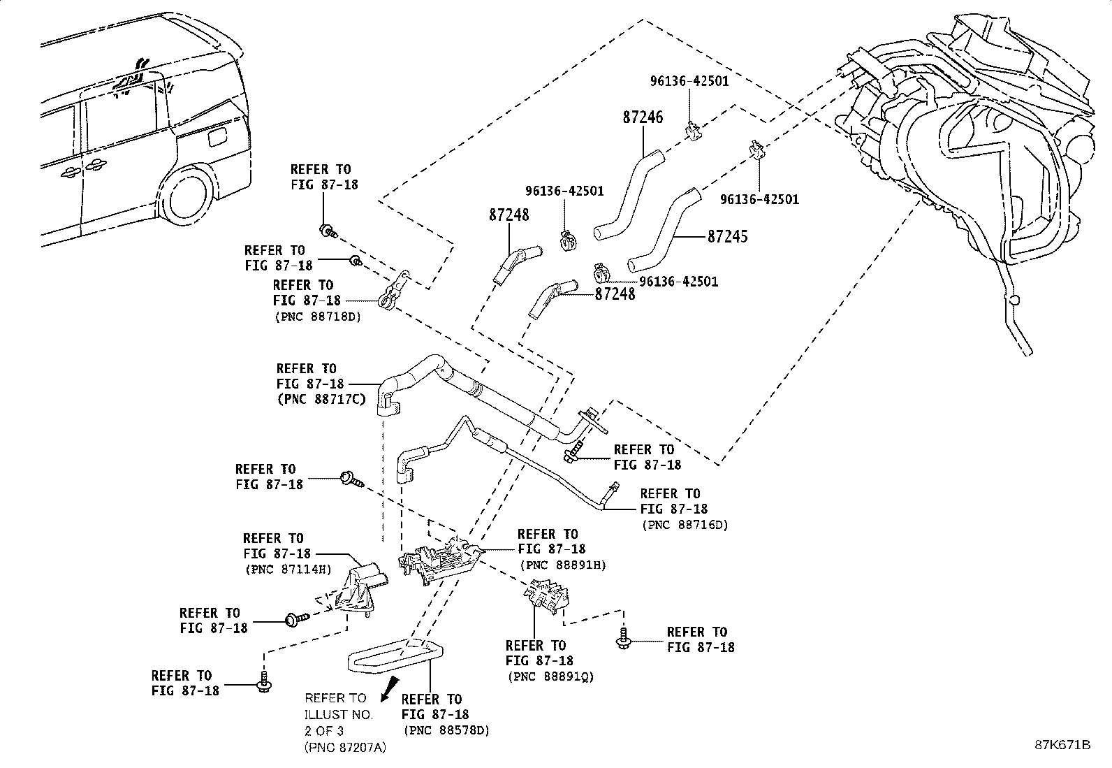 87245-V1010 HOSE, HEATER WATER, INLET product image