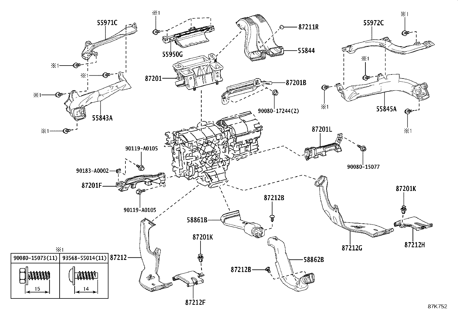 55950-F6010 NOZZLE ASSY, DEFROSTER product image