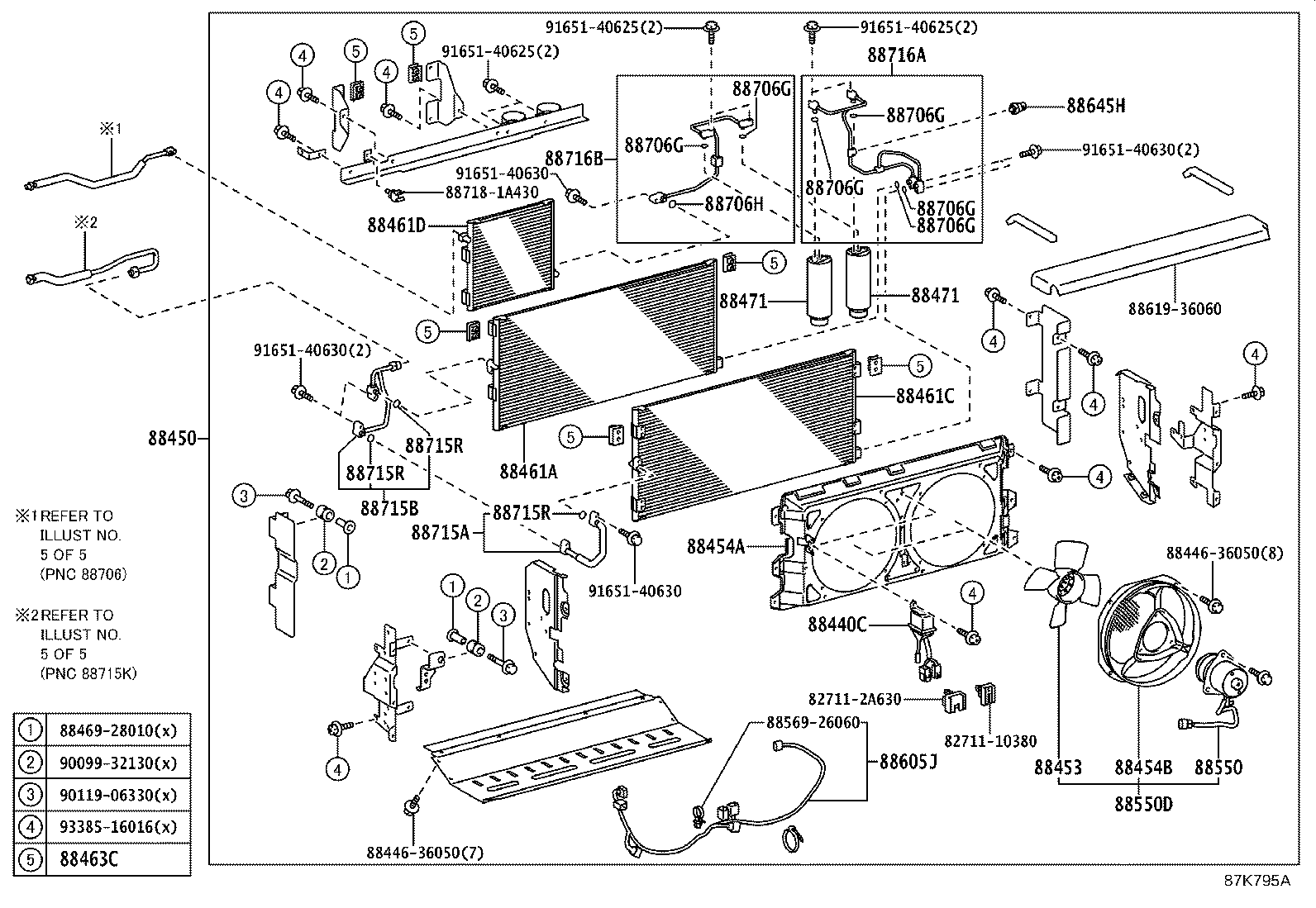 88450-36370 CONDENSER ASSY, W/RECEIVER product image
