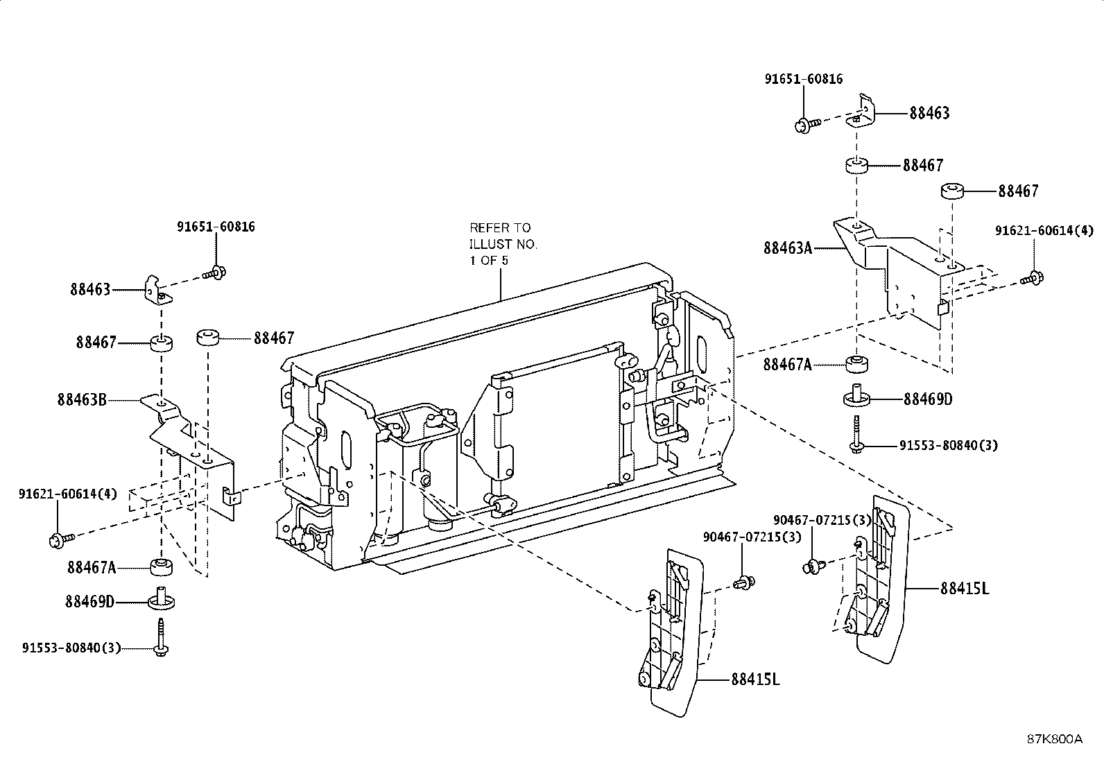 88454-36180 SHROUD, FAN product image