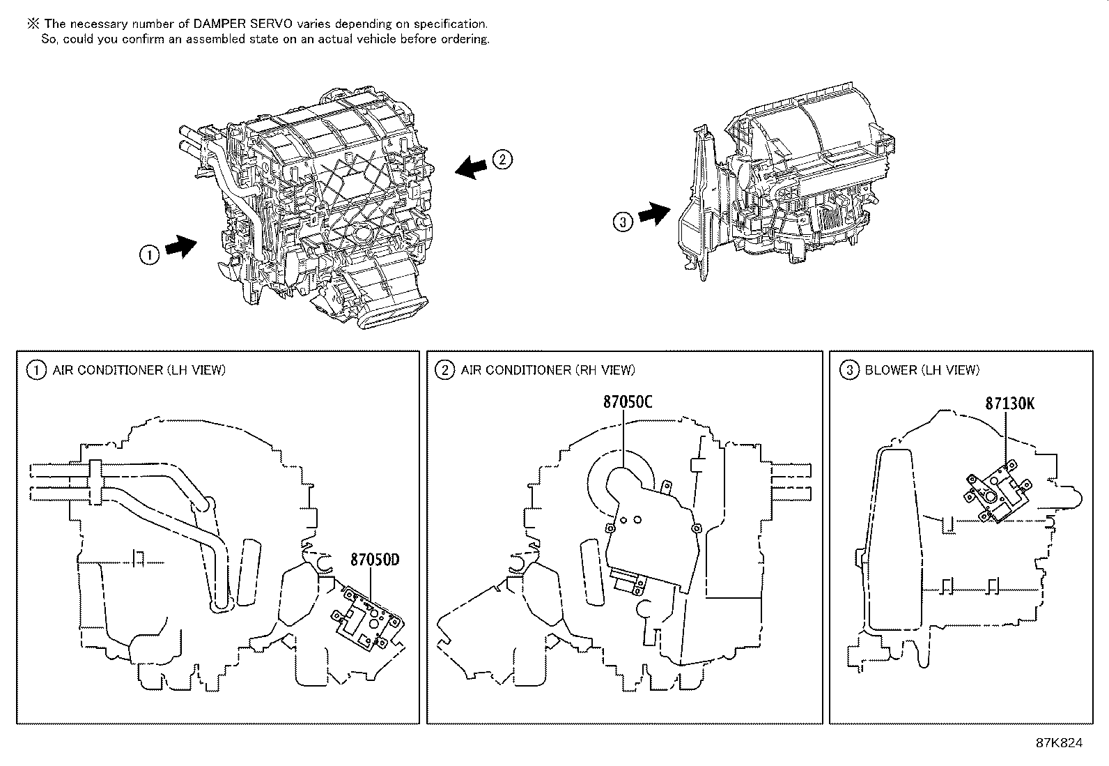 87114-0E130 COVER, HEATER product image