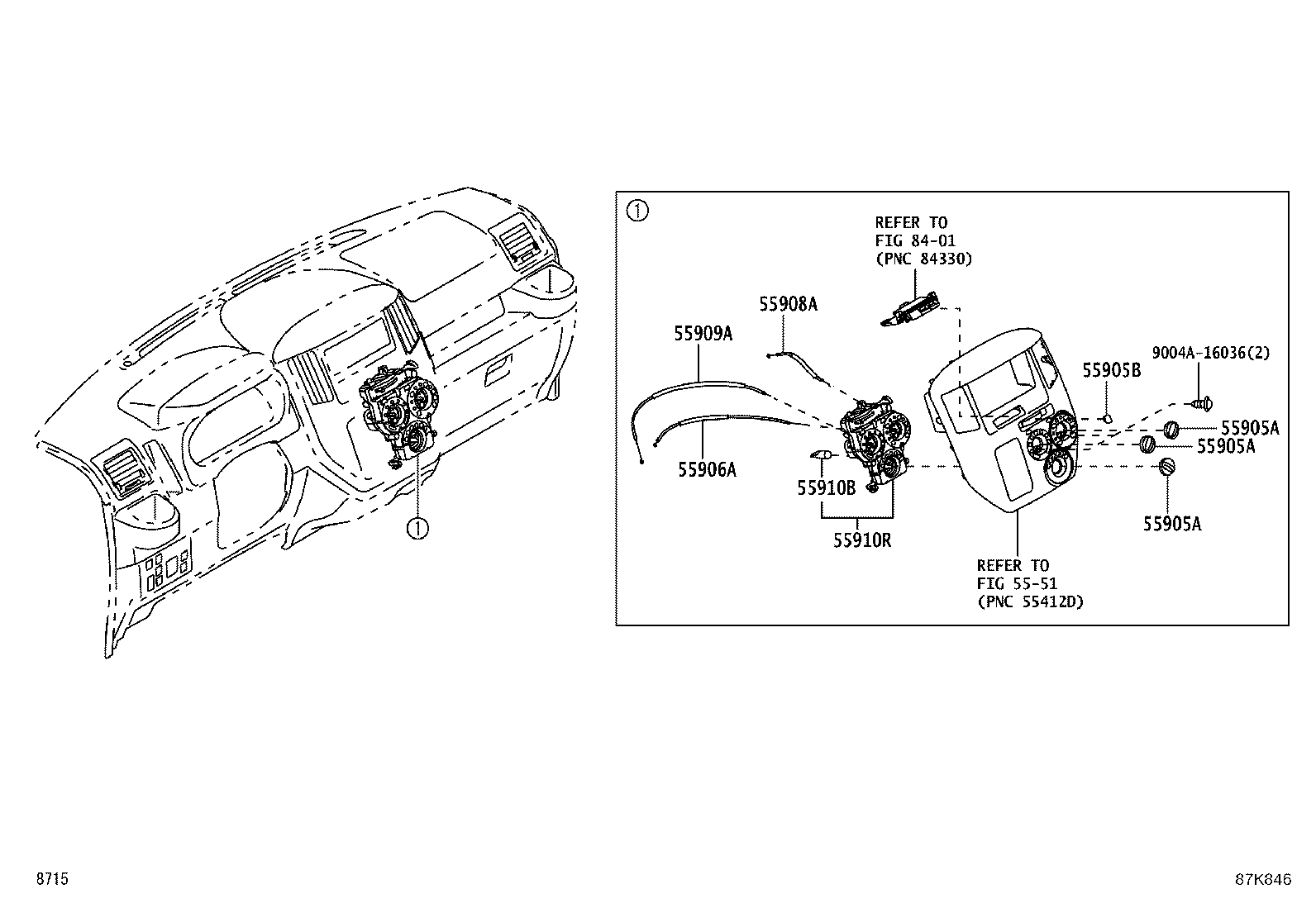 55871-BZ030 SEAL, AIR DUCT product image