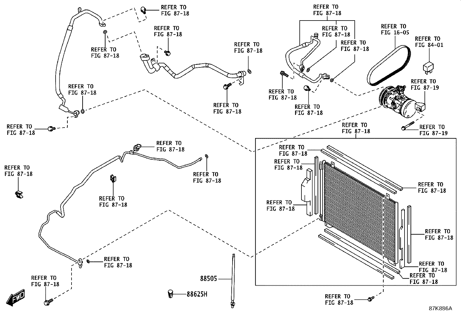 55870-WC025 DUCT SUB-ASSY, HEATER TO REGISTER, NO.2 product image