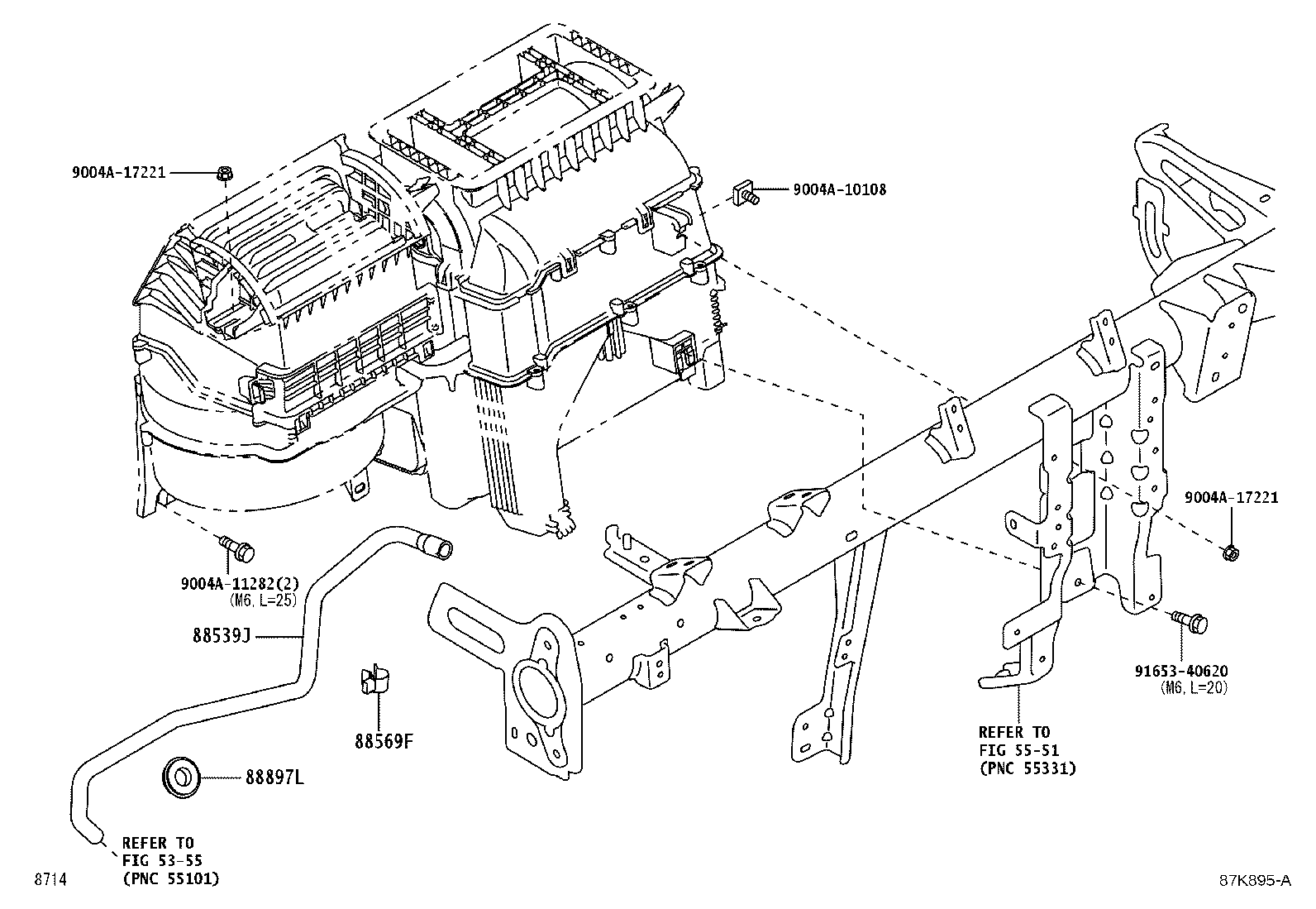 87010-BZ650 UNIT ASSY, AIR CONDITIONER product image