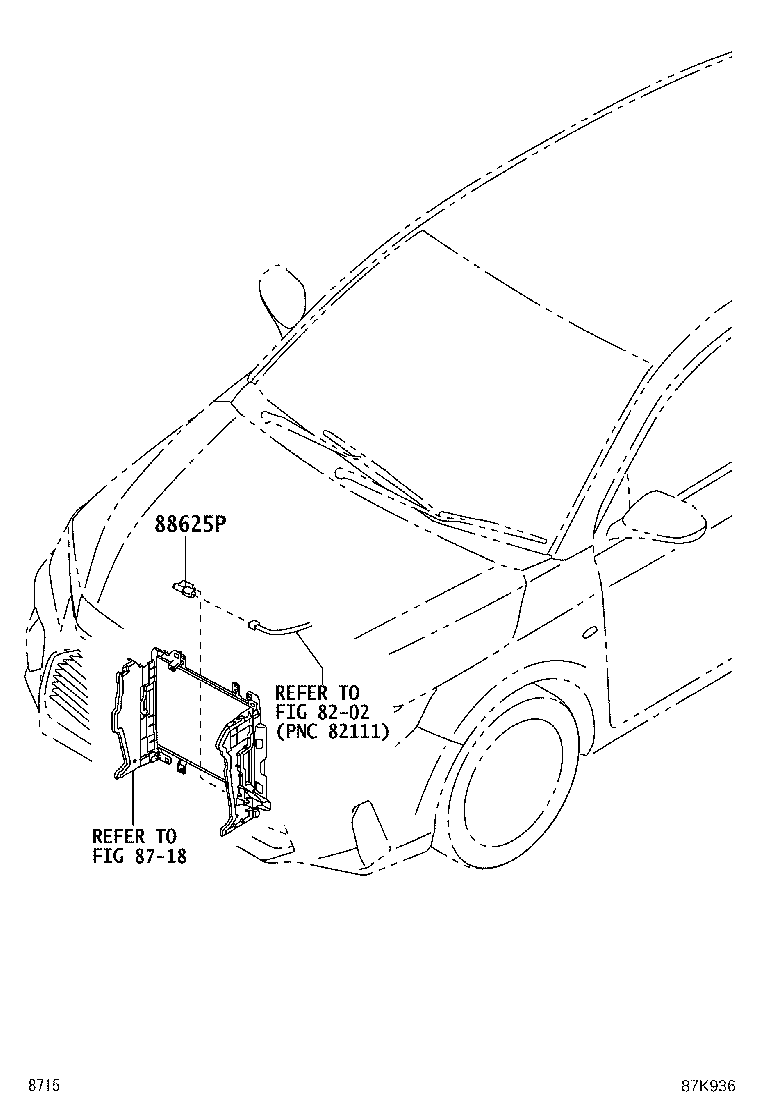 55962-BZ080 DUCT, SIDE DEFROSTER NOZZLE, NO.2 product image