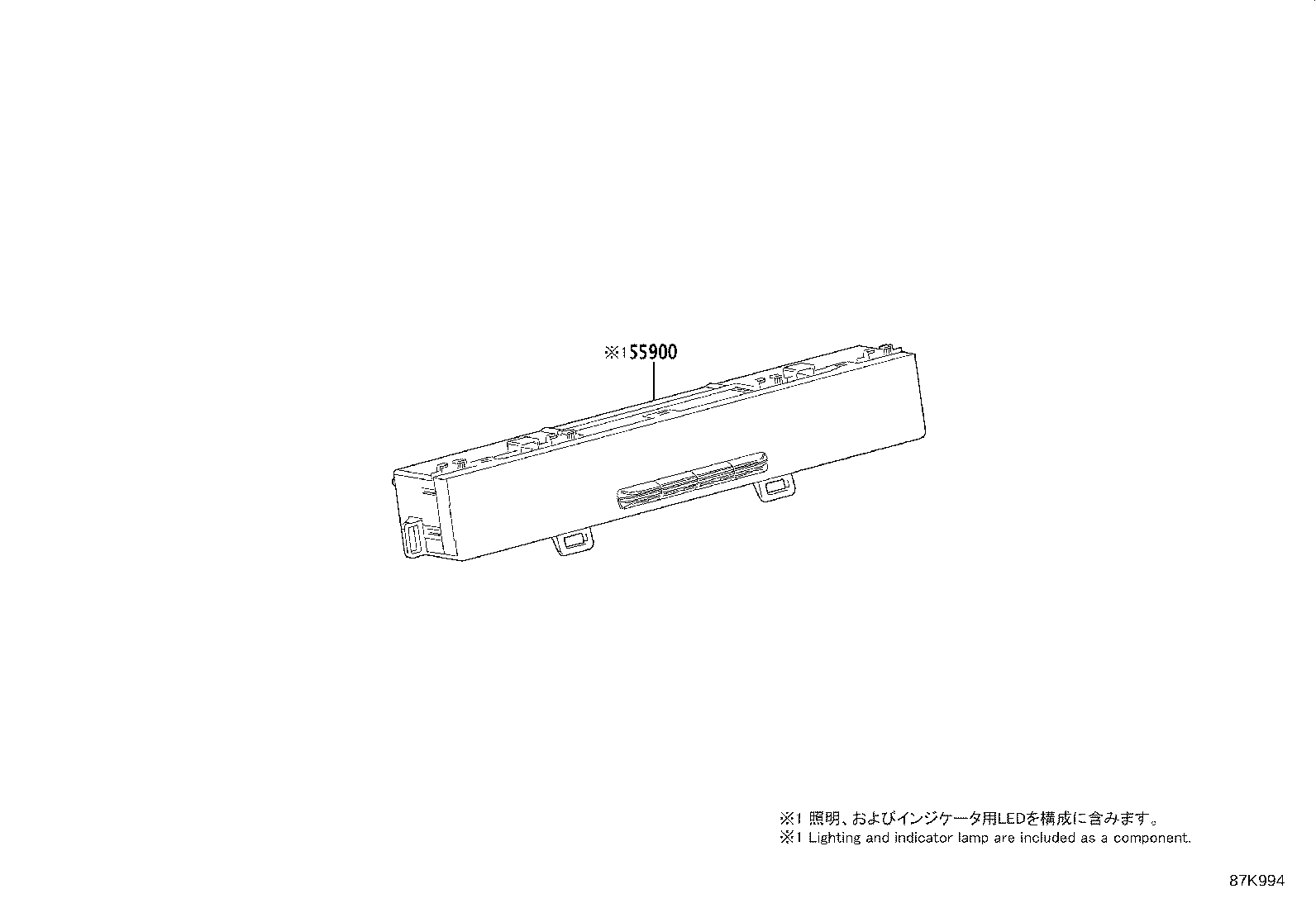55844-0R110 DUCT, HEATER TO REGISTER, NO.2 product image