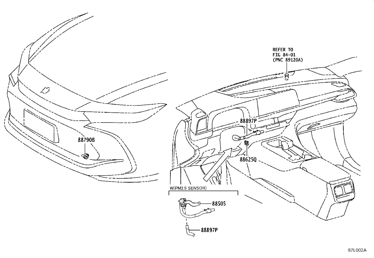 55840-30090 DUCT ASSY, HEATER TO REGISTER, NO.6 product image